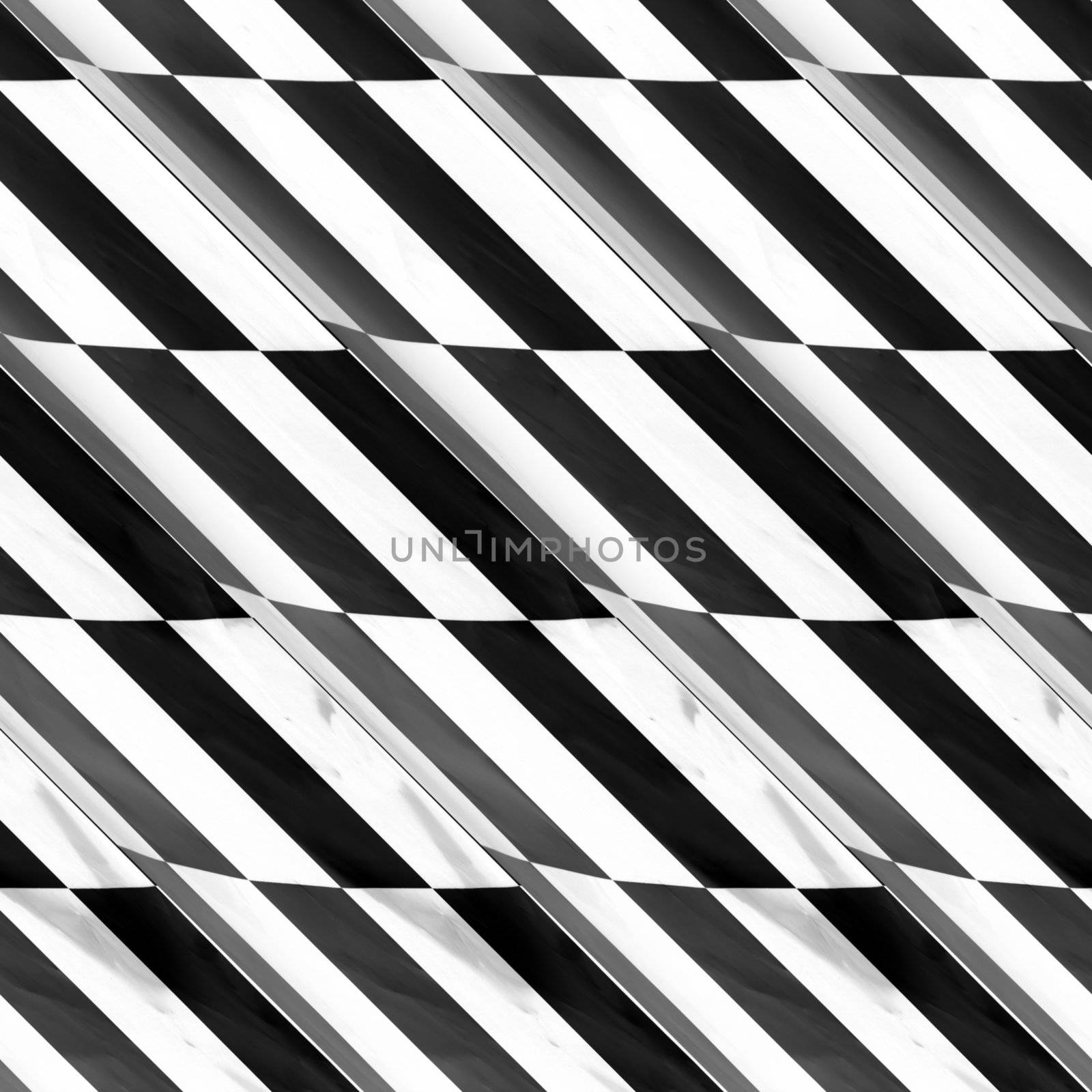 An abstract black and white geometric pattern with rectangular shaped boxes.