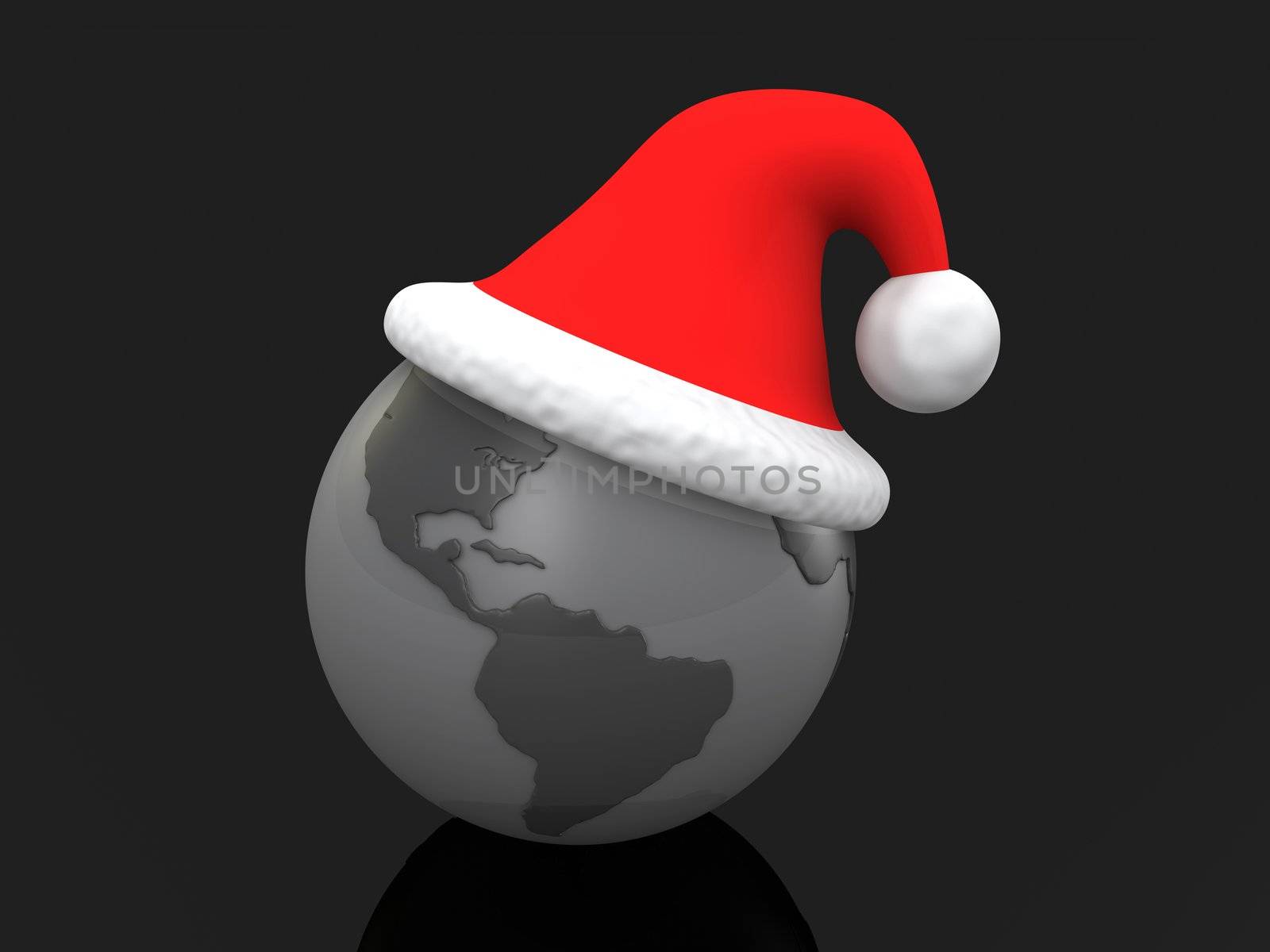 Computer Generated Image - Christmas Around The World .
