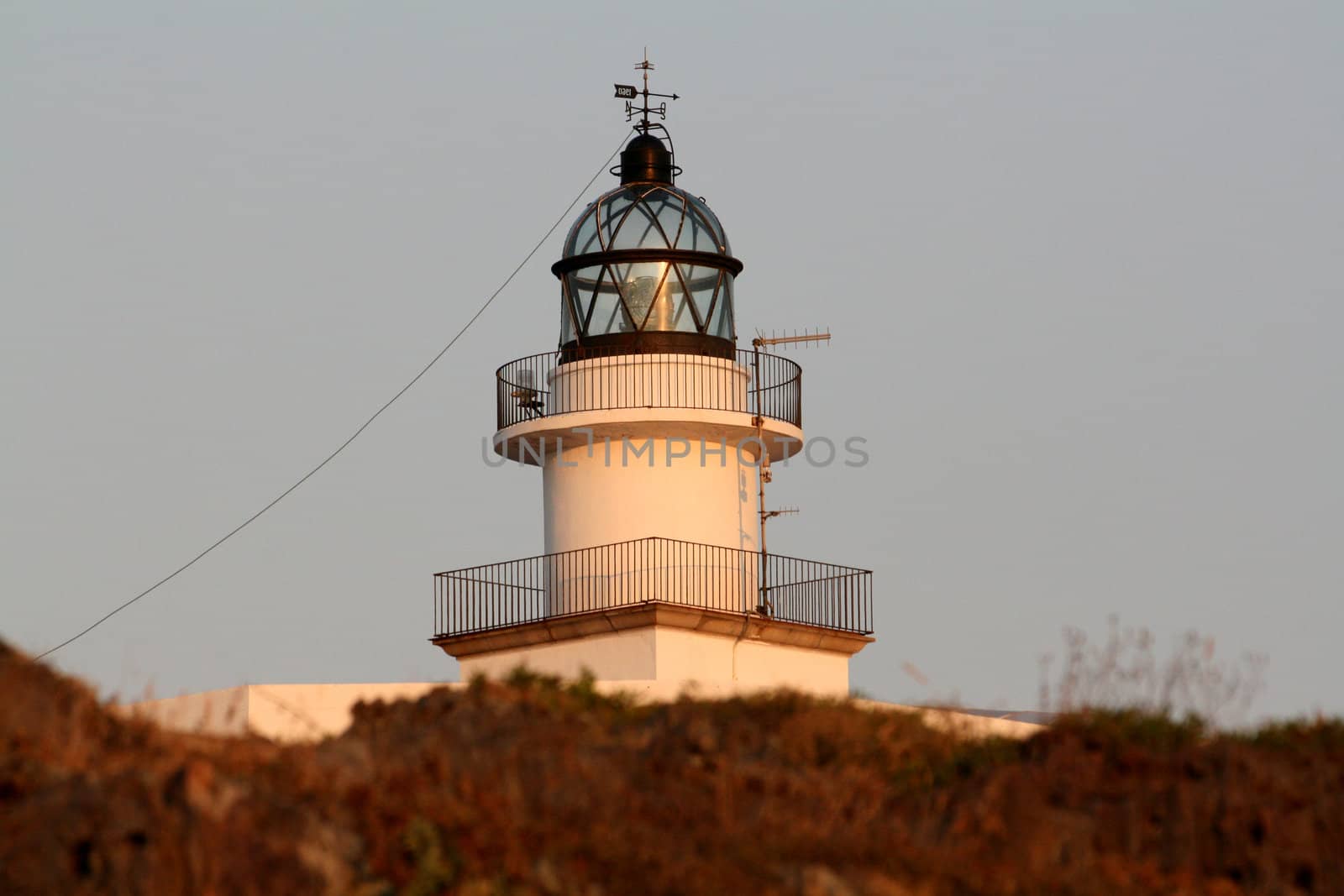 a lonely lighthouse
