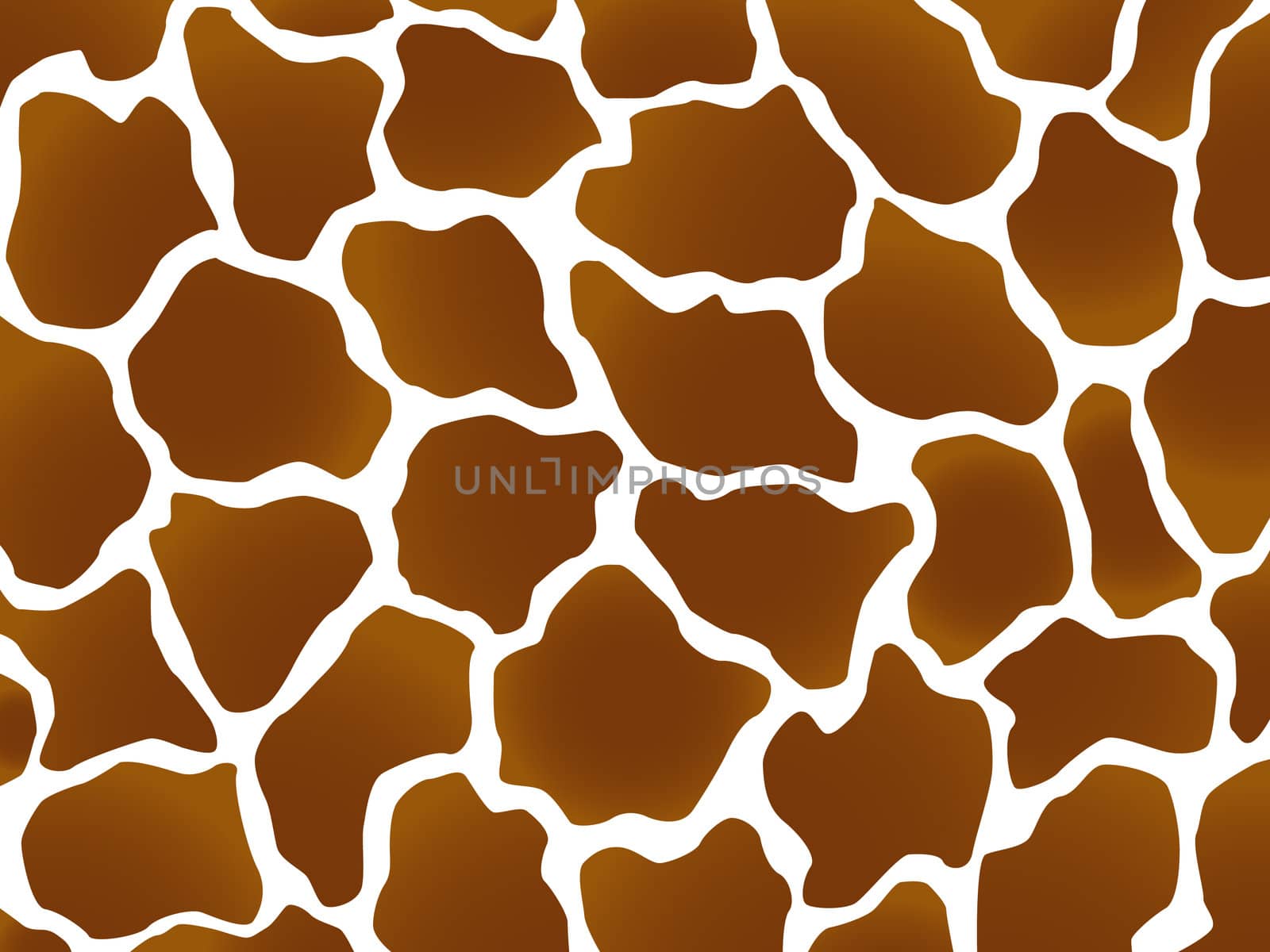 Giraffe wild brown marking