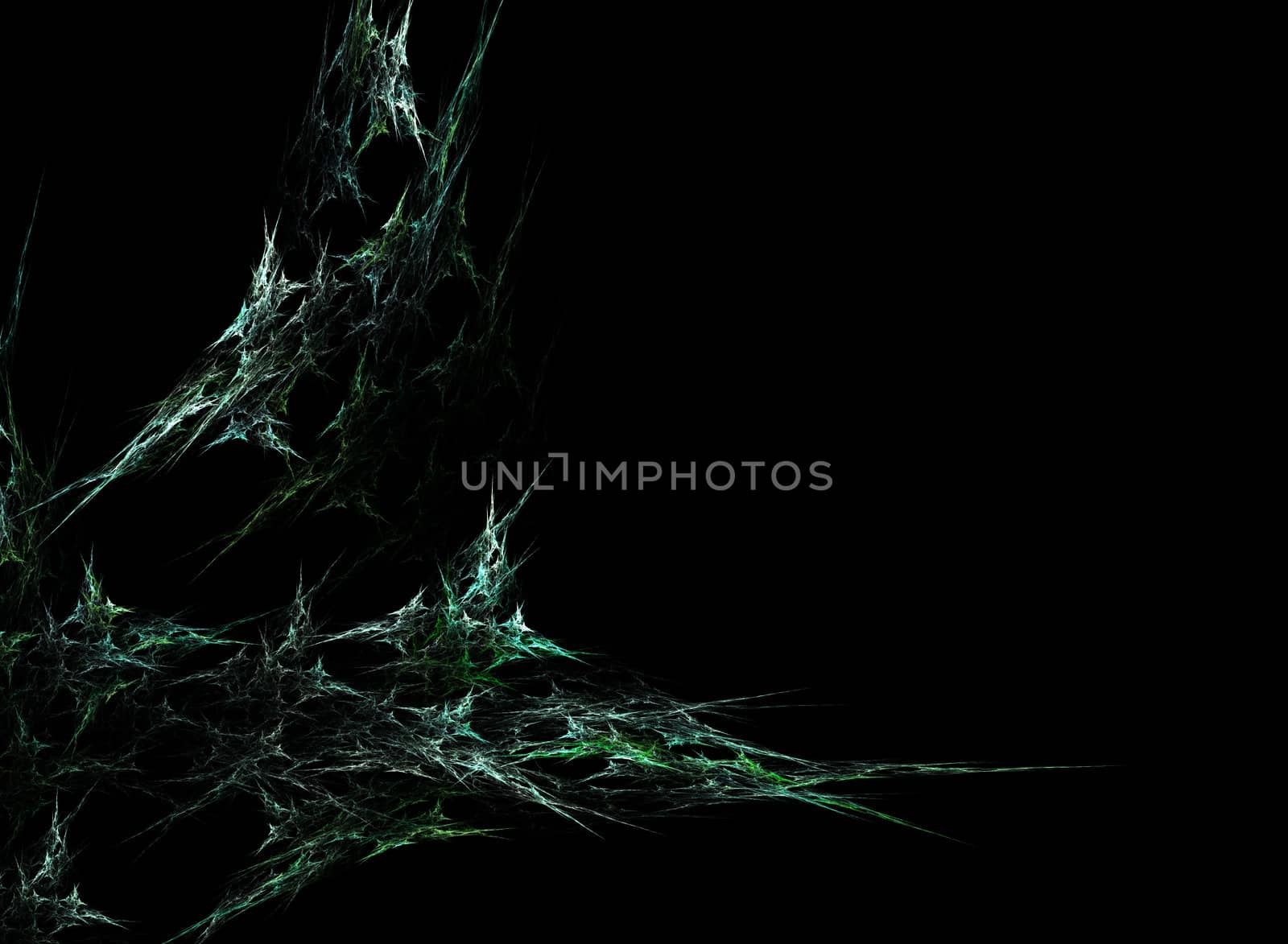 A fractal generated in Apophysis and edited in Photoshop.