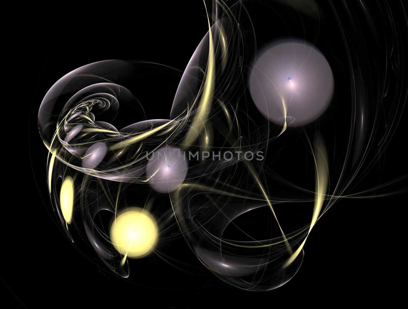 Spheres and Wave Fractal by watamyr