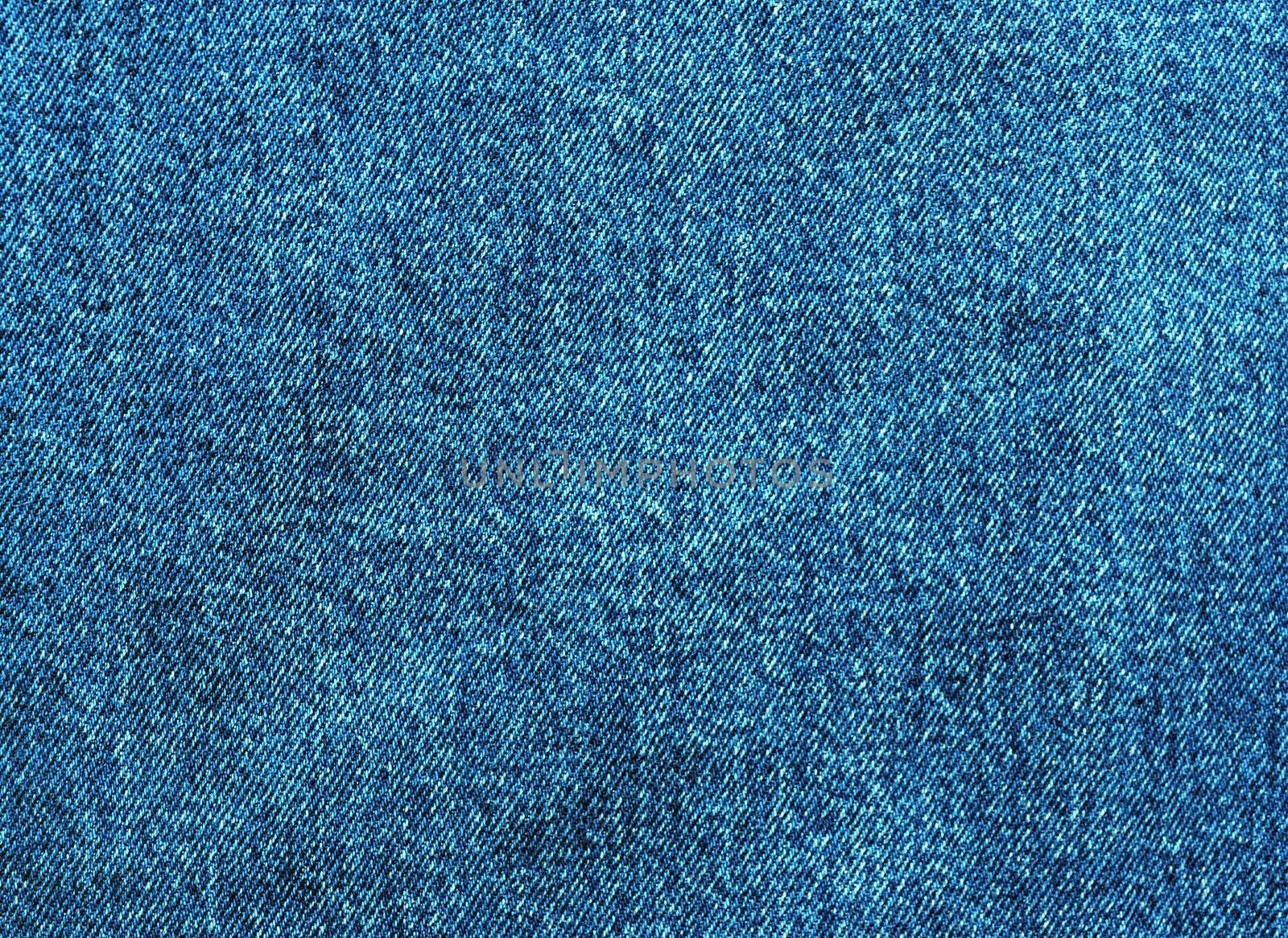 texture of blue cotton by Sergieiev