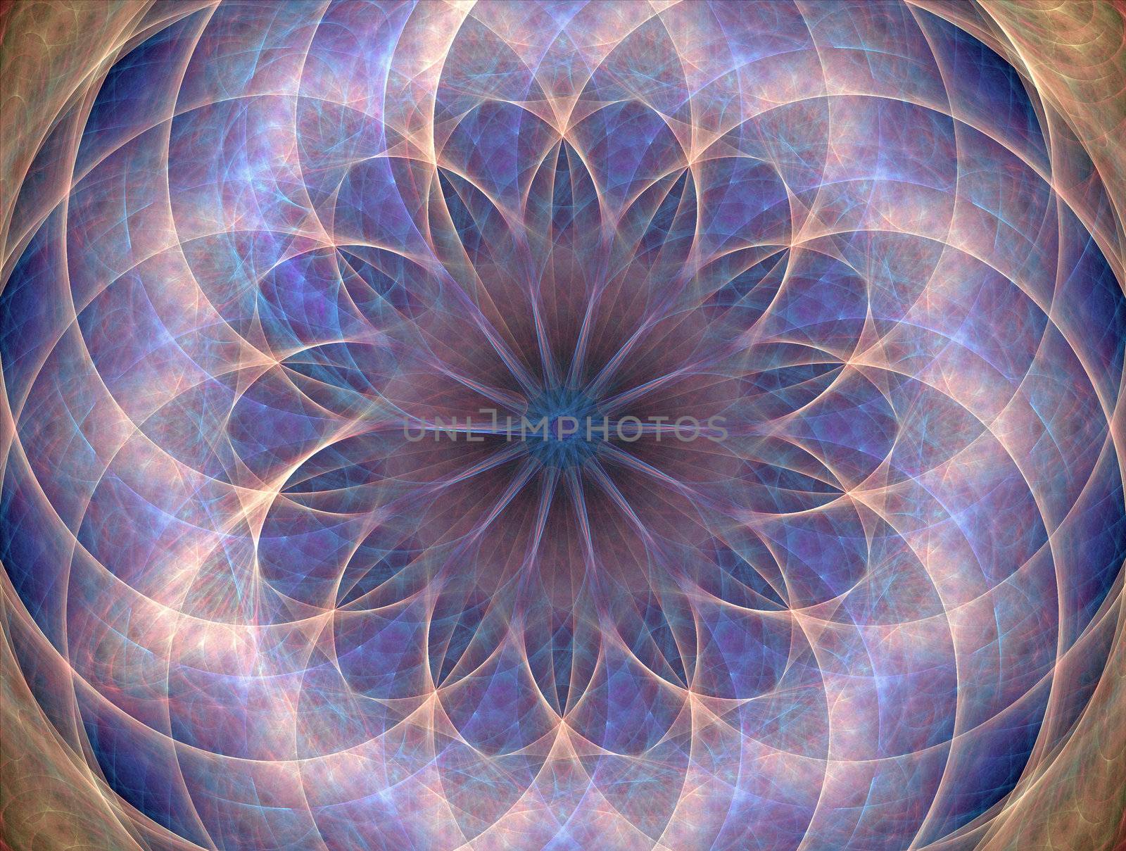 Ornate Spiral Fractal by watamyr