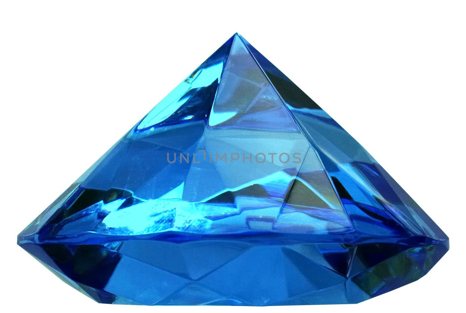 a magic blue pyramid is a crystal, radiative power