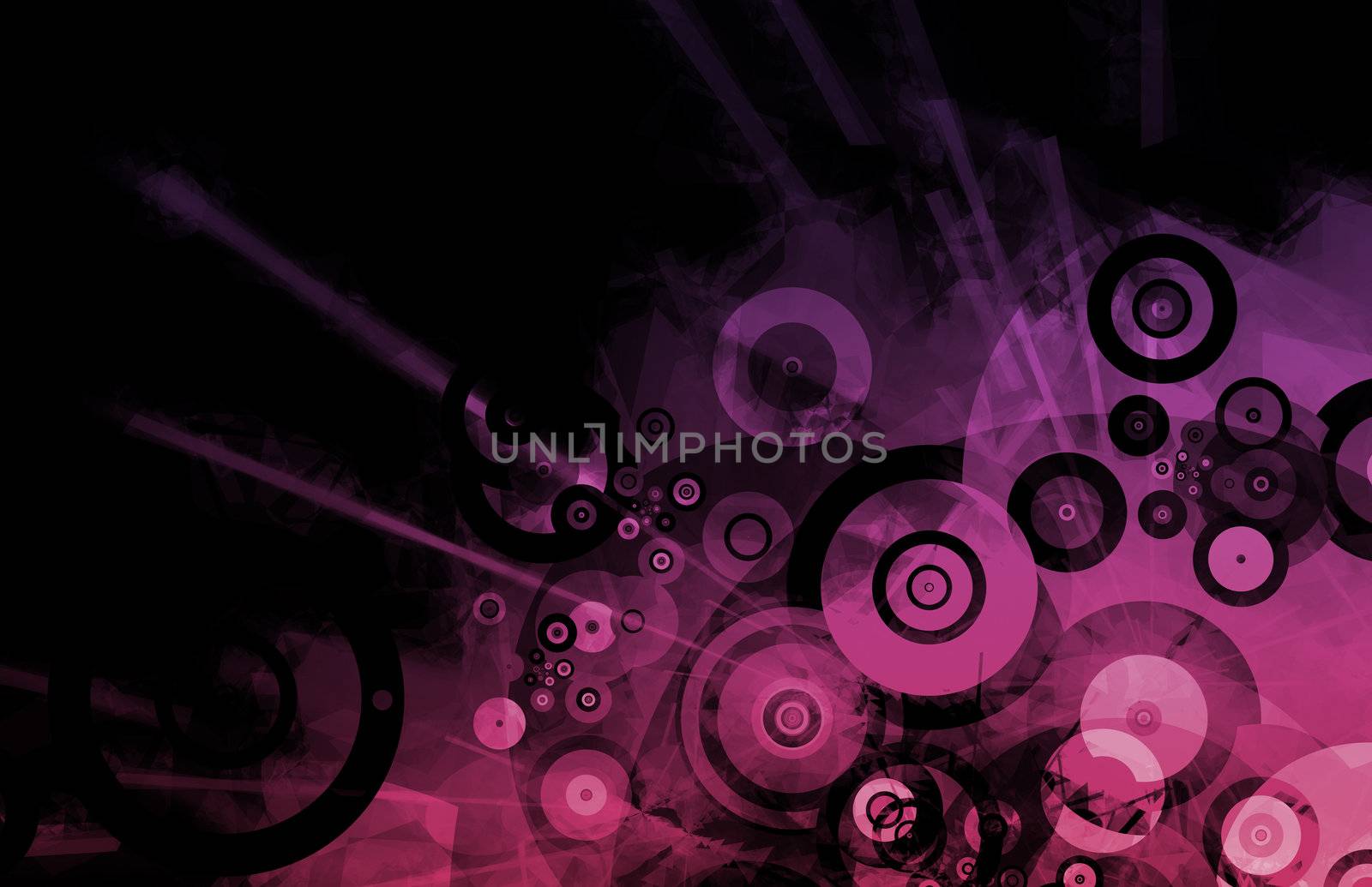 Music Inspired DJ as Abstract Colored Background