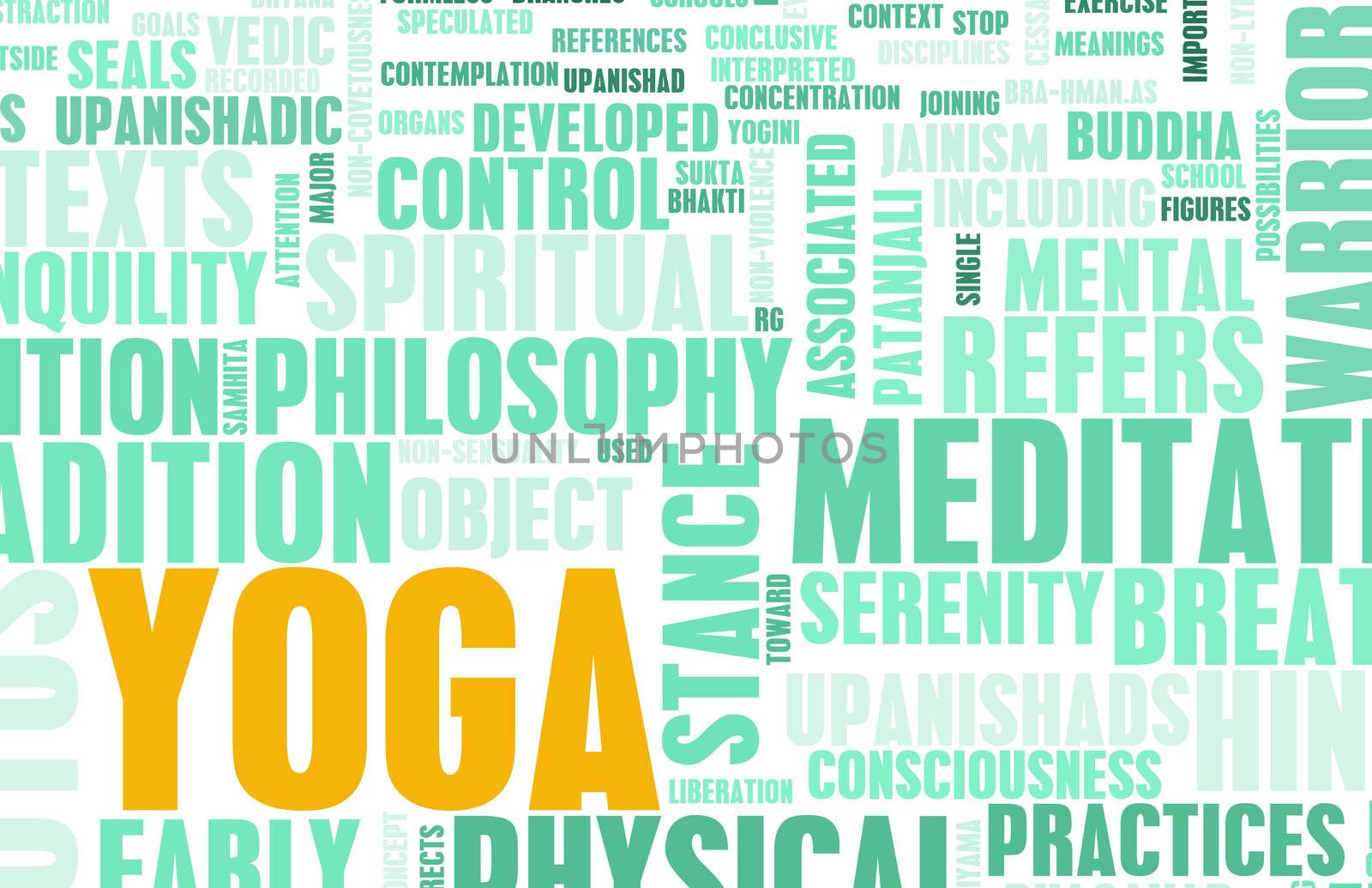 Yoga Learning Exercise Class as a Background