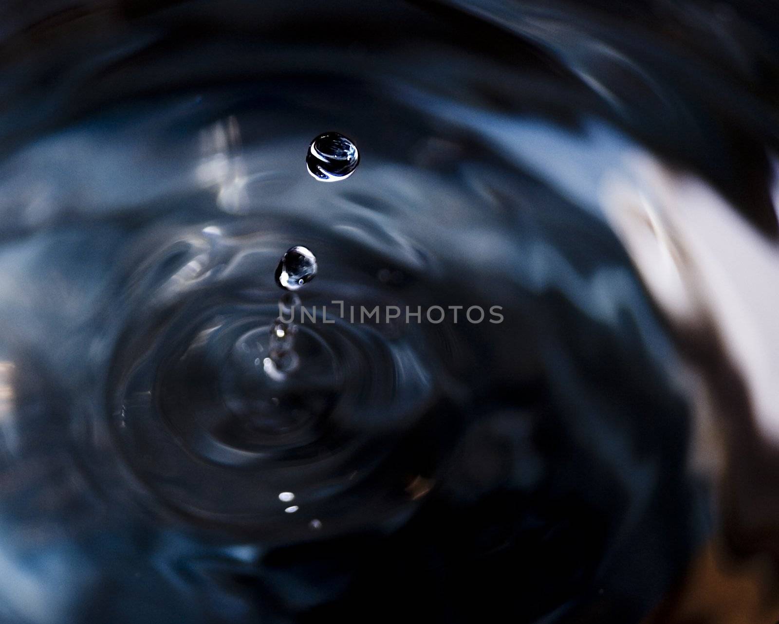 drops of water flowing relaxing image