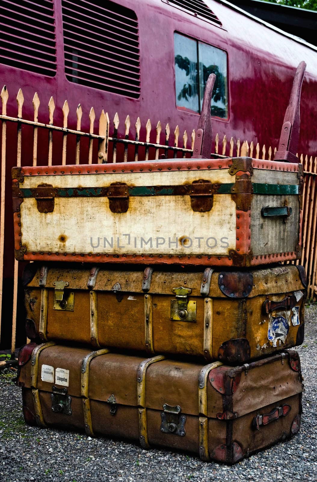 Old suitcases by runamock