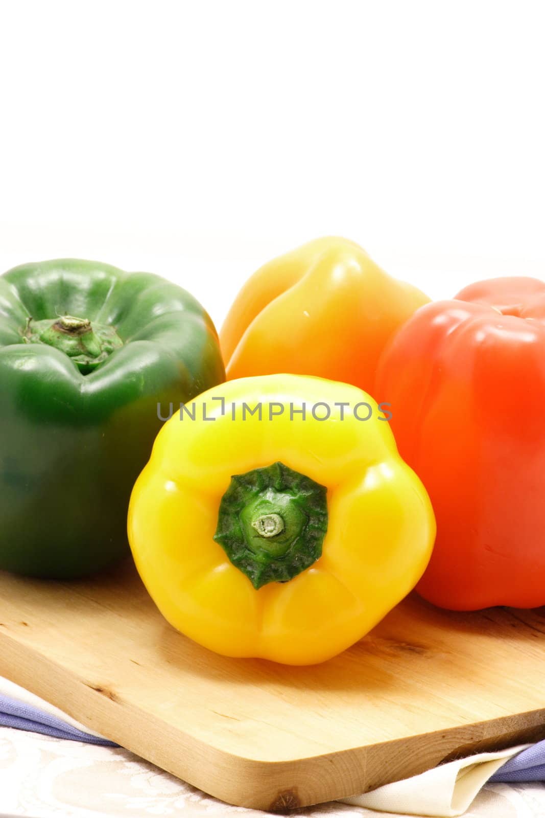 fresh organic peppers perfect meal companion
