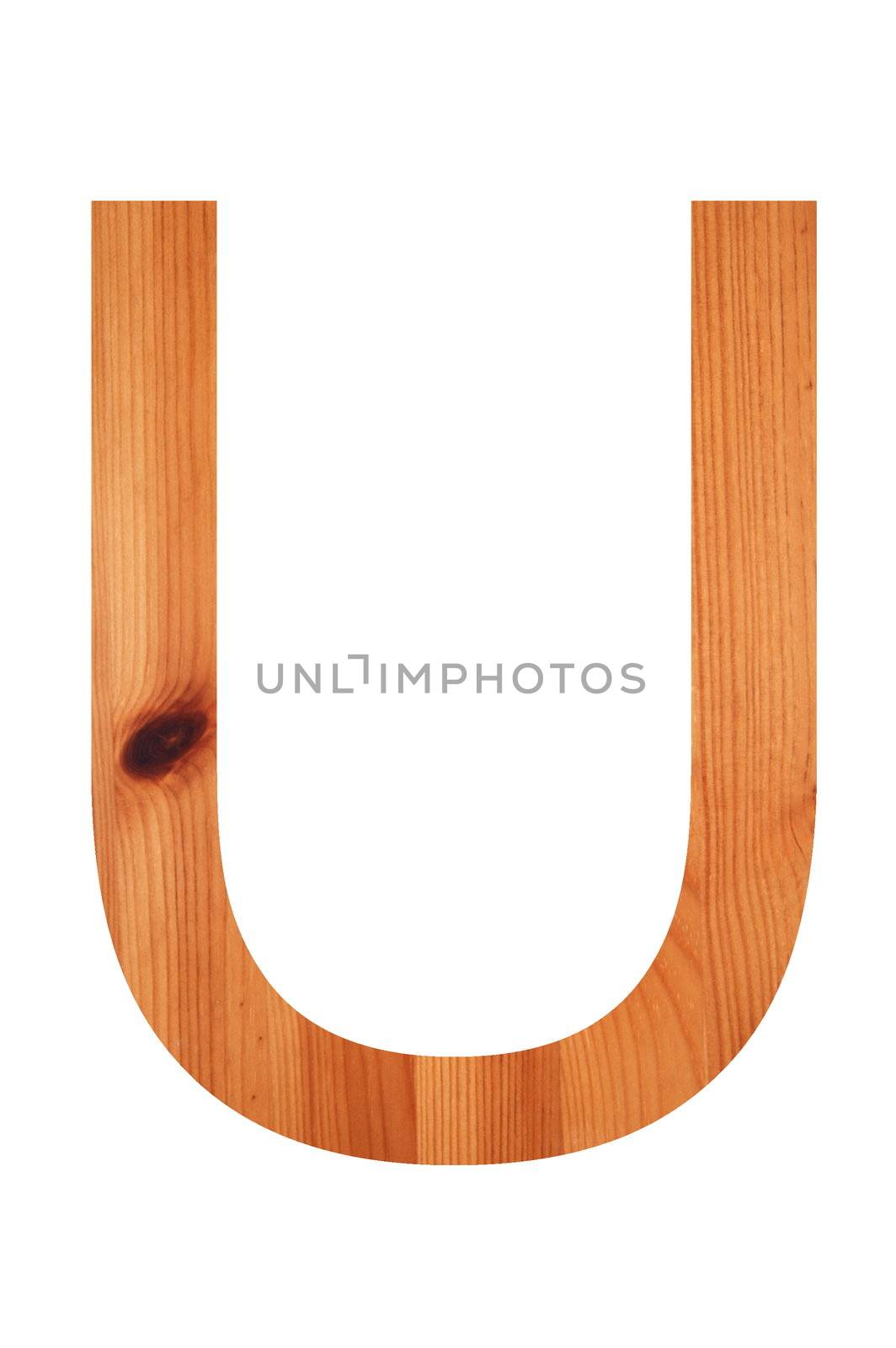 wood alphabet U by gunnar3000