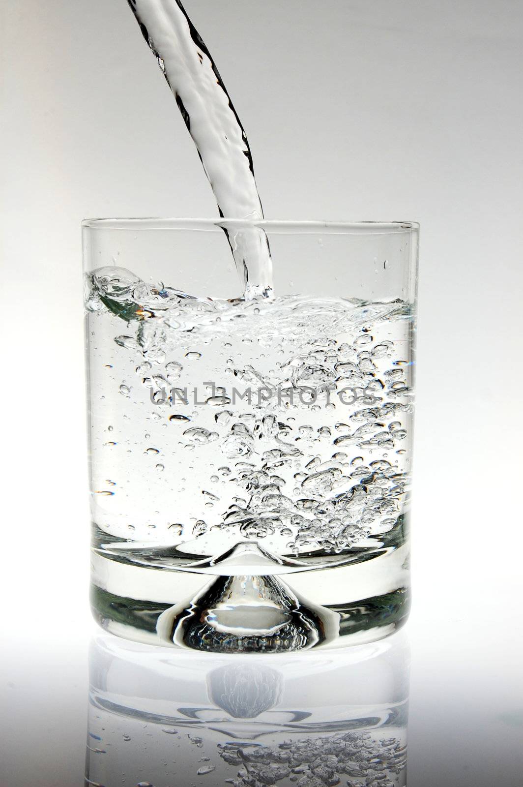 cocktail of water as a party drink or for refreshment