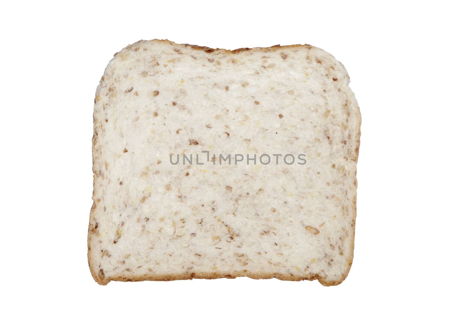 Fresh Grain Toasts / Bread On A White Background