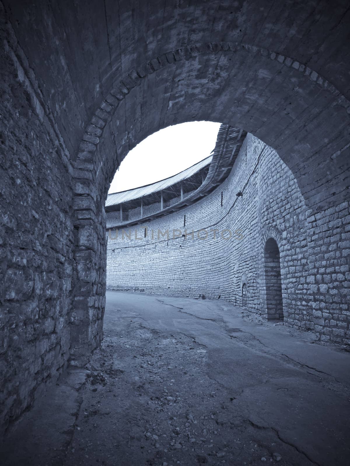 Entrans to the old fortress tower