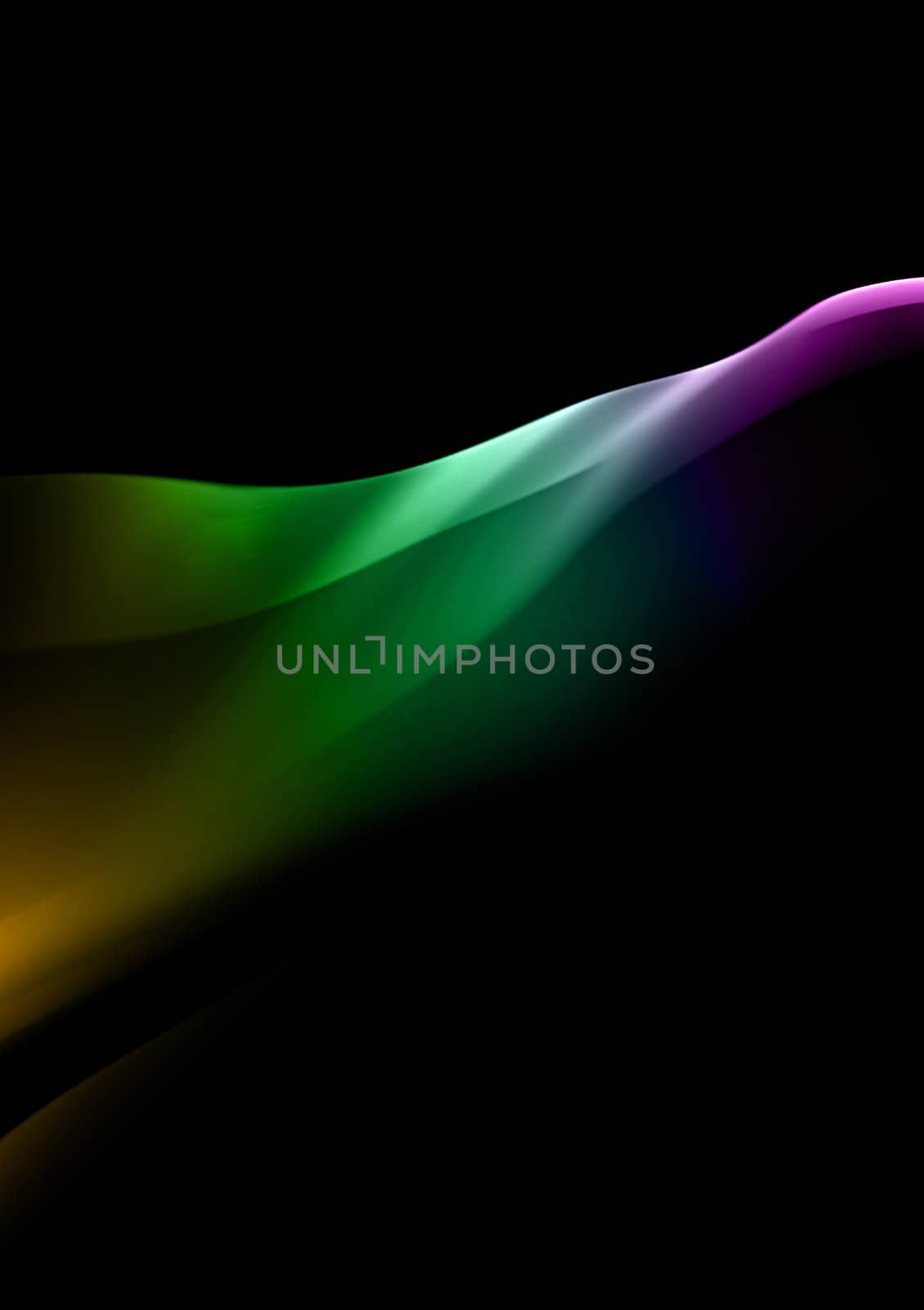 abstract dynamic form with copyspace and background