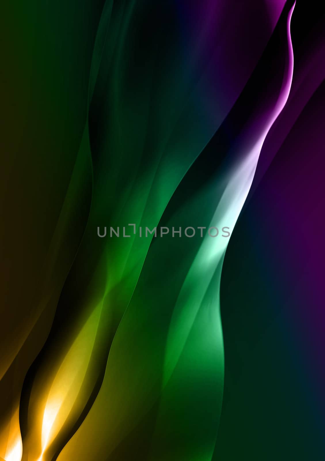 abstract dynamic form with copyspace and background