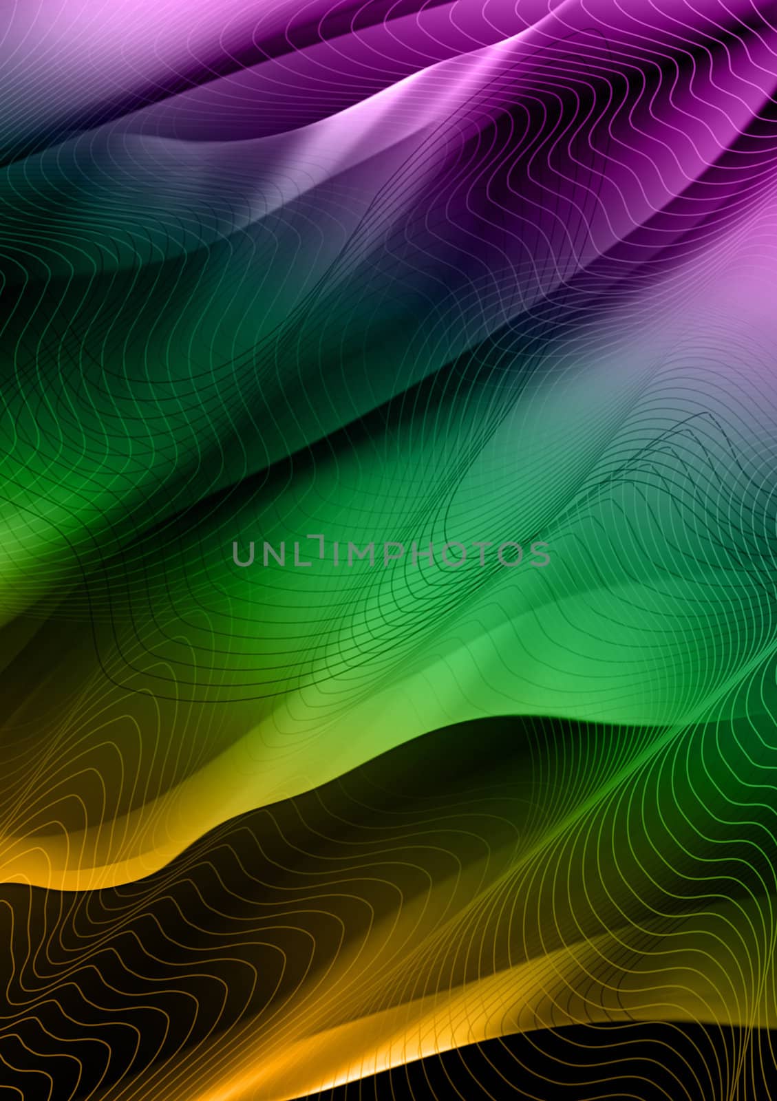 abstract dynamic form with copyspace and background