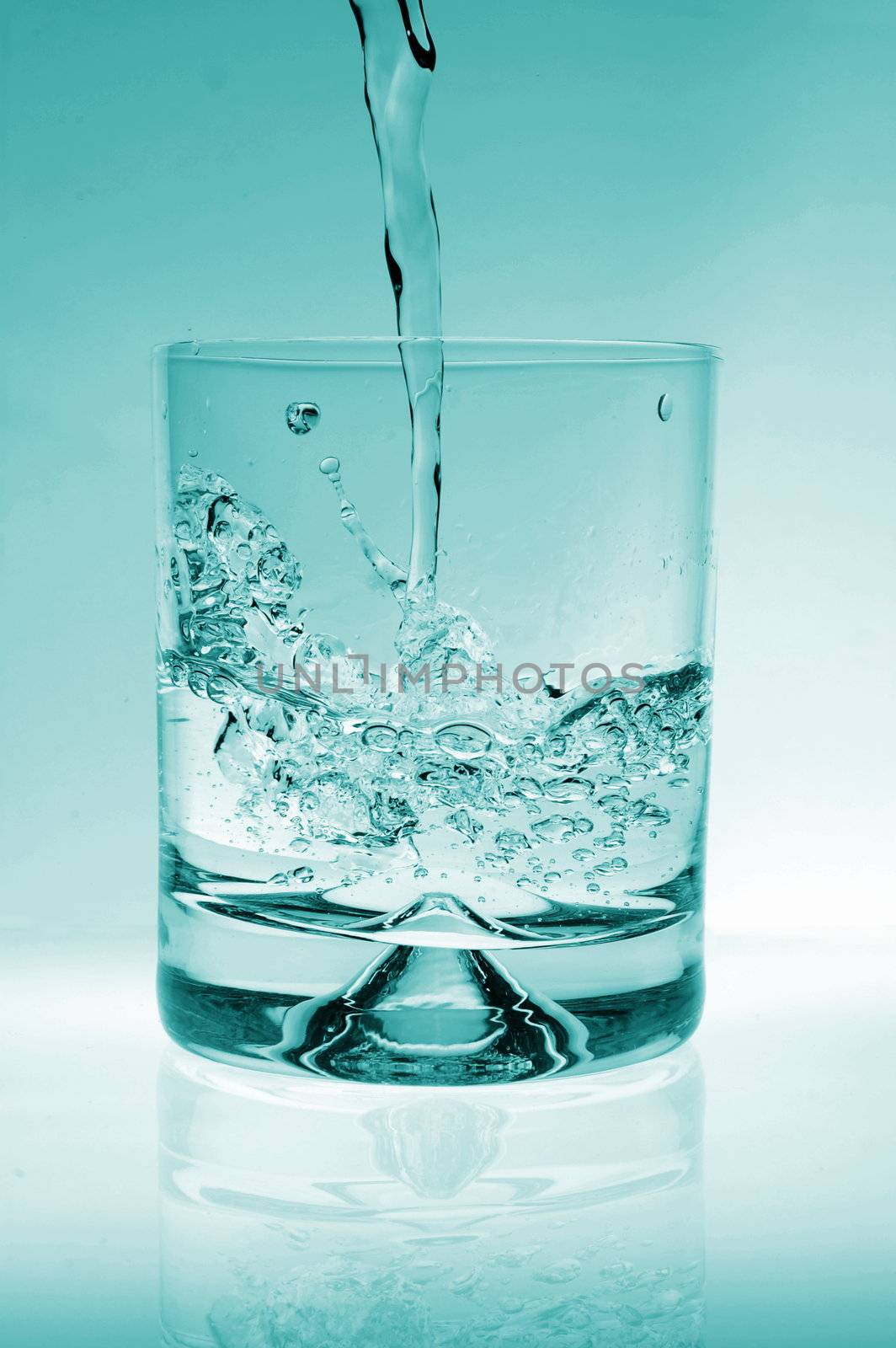 Glass of water by gunnar3000