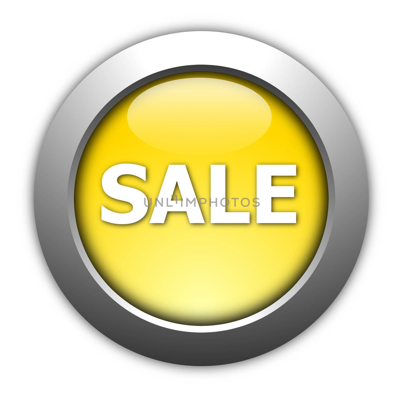 sale button illustration for internet shop or marketing