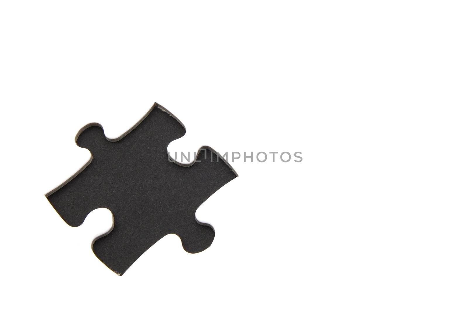 abstract background with a blank white puzzle