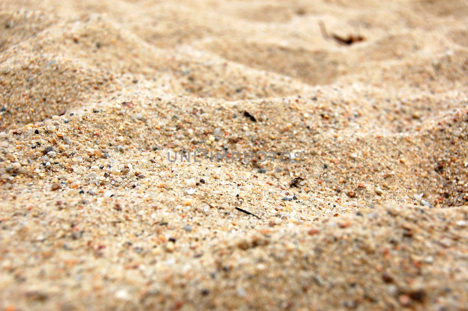 texture of yellow sand can be used as background