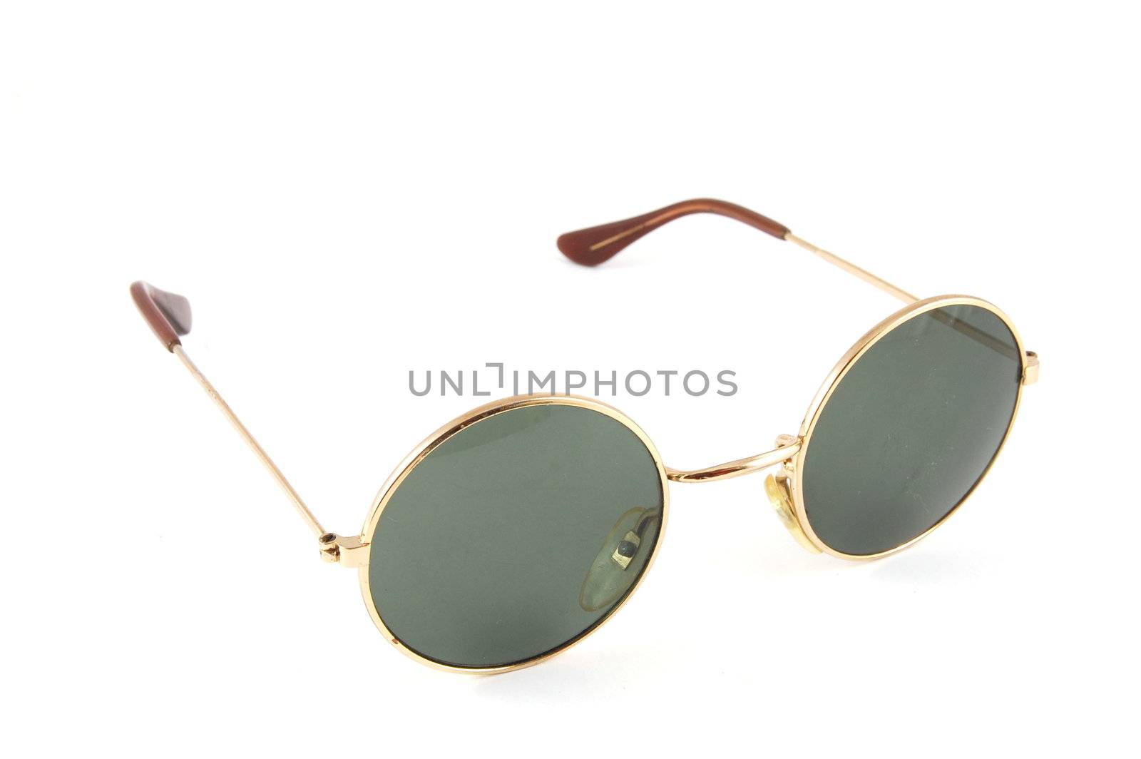 Simple Sunglasses isolated on a white background.
