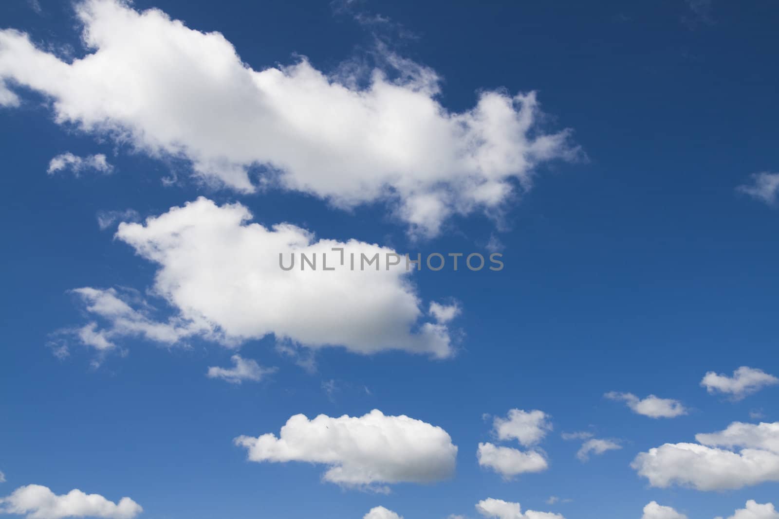 Cloudy sky panorama from Lithuania