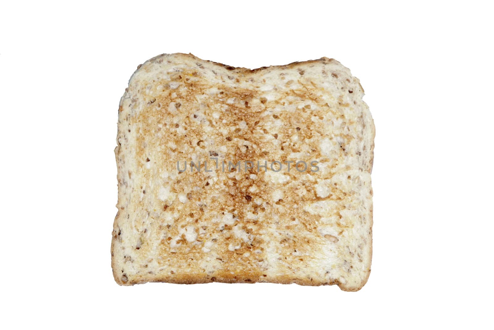 Fresh Grain Toasts / Bread On A White Background