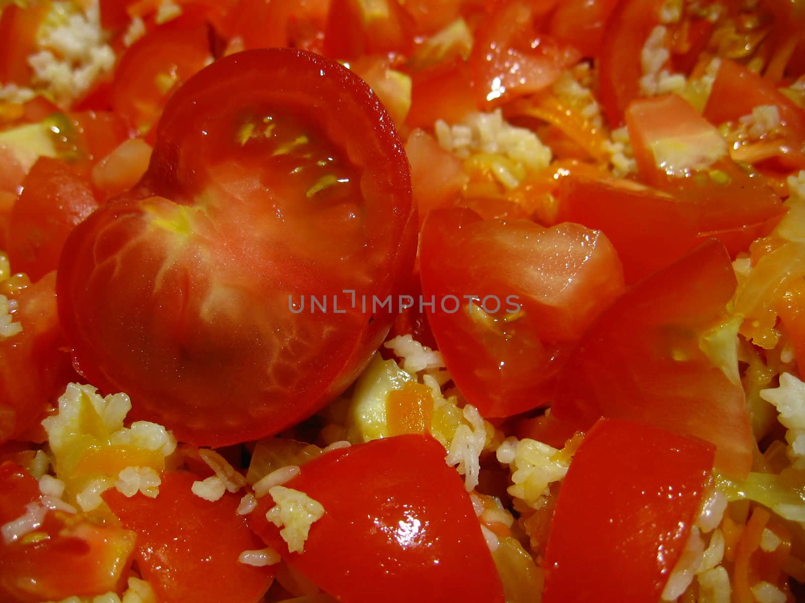 Pilaf with tomatoes by tomatto