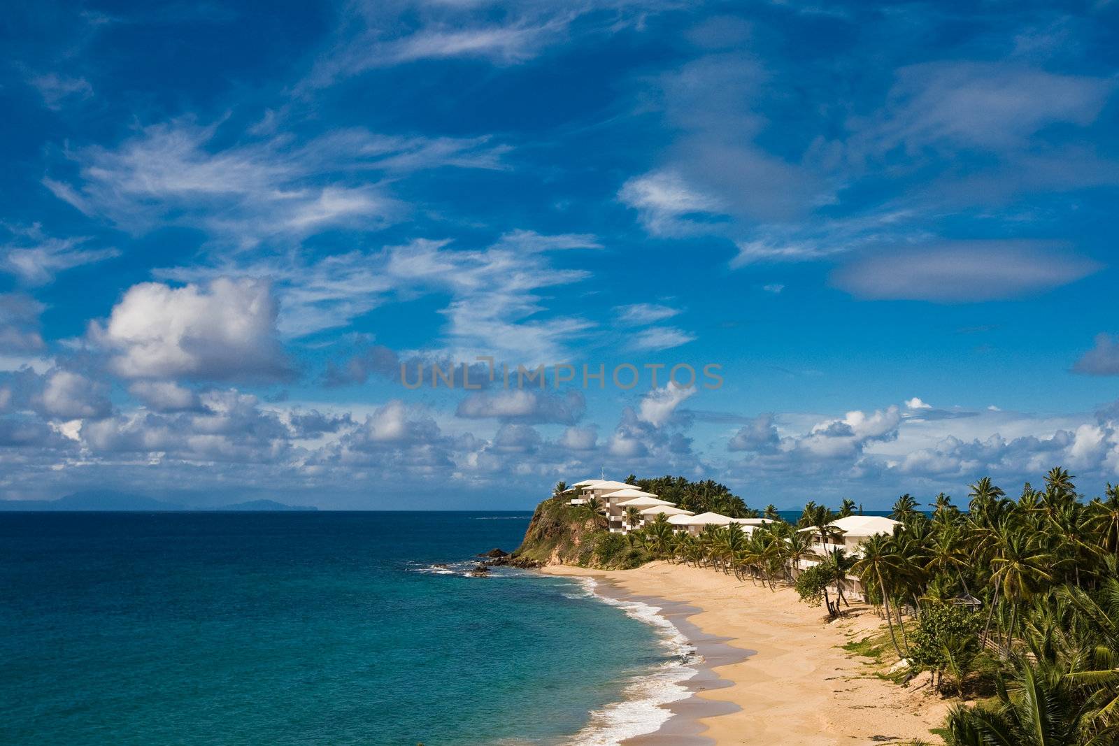 Beach of Antigua, winter 2009