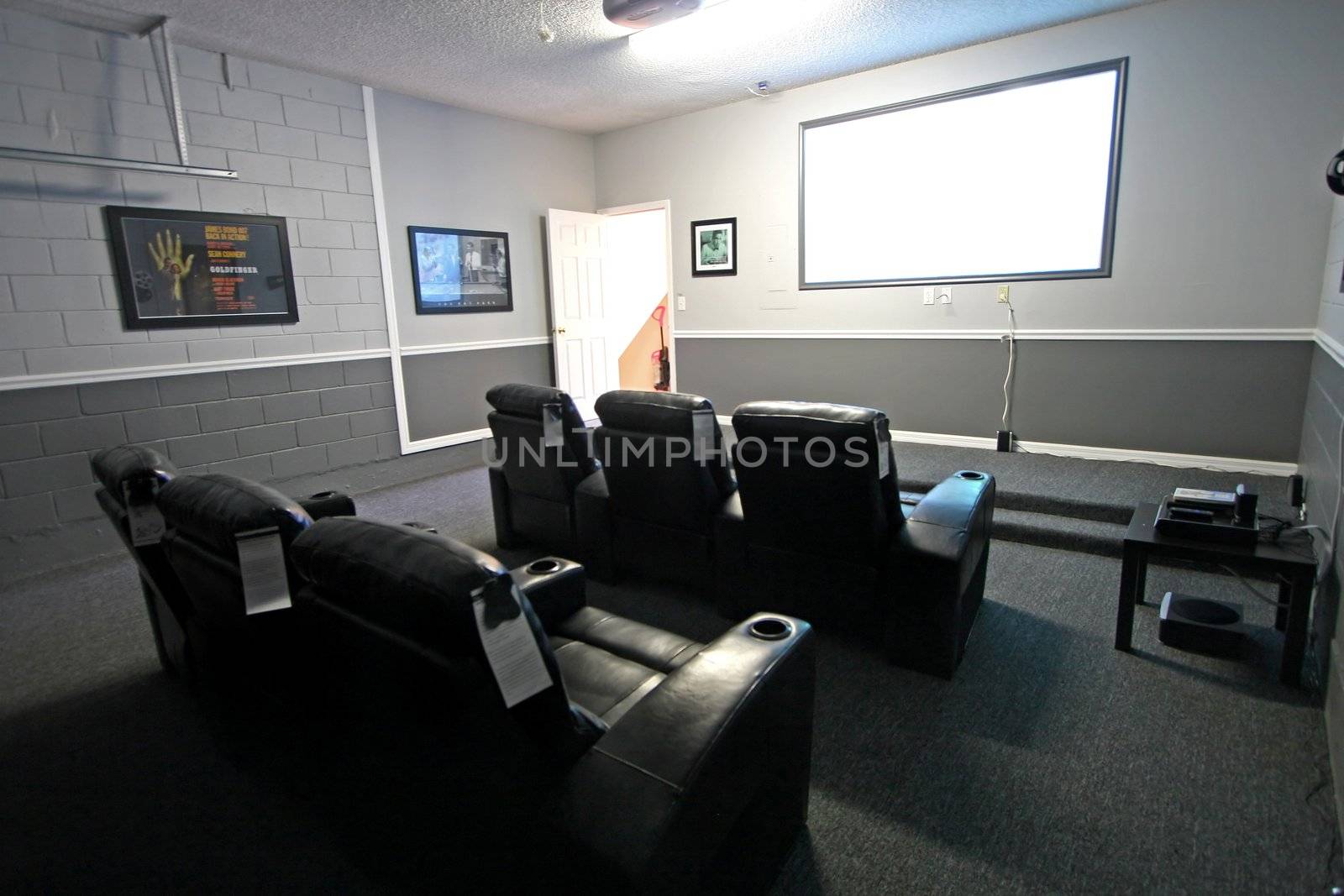 A Theatre Room in a House in Florida