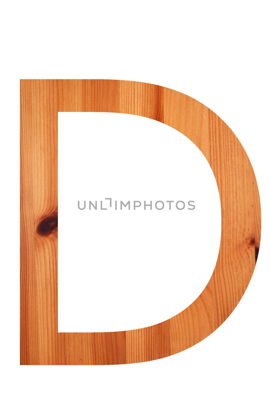 wood alphabet D by gunnar3000