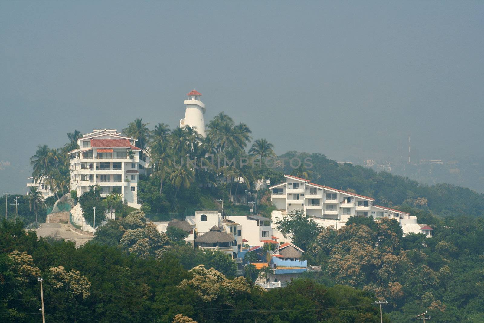 Tropical hotel resort