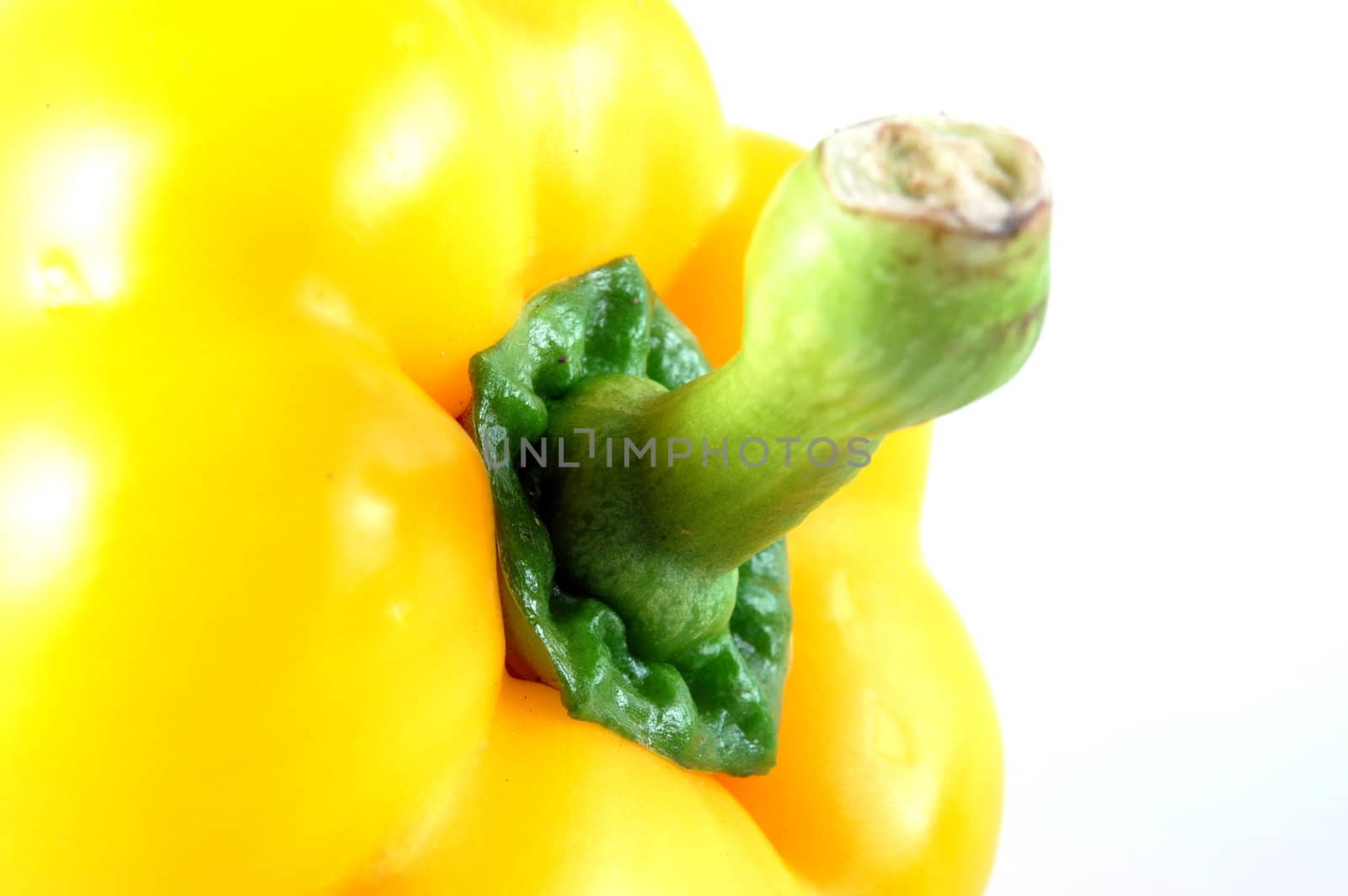 Some paprika isolated on white background