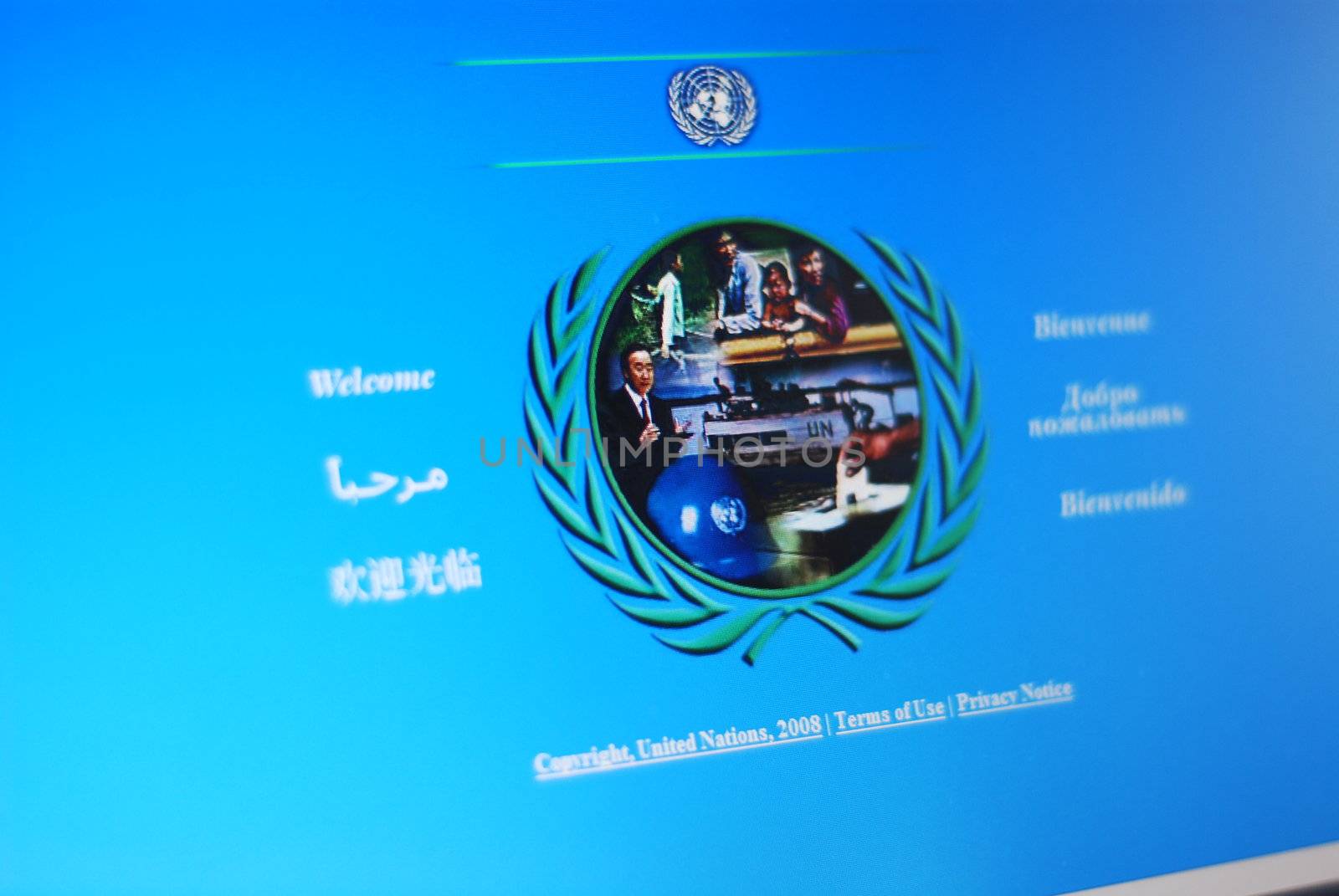 UNITED NATIONS ORGANIZATION website