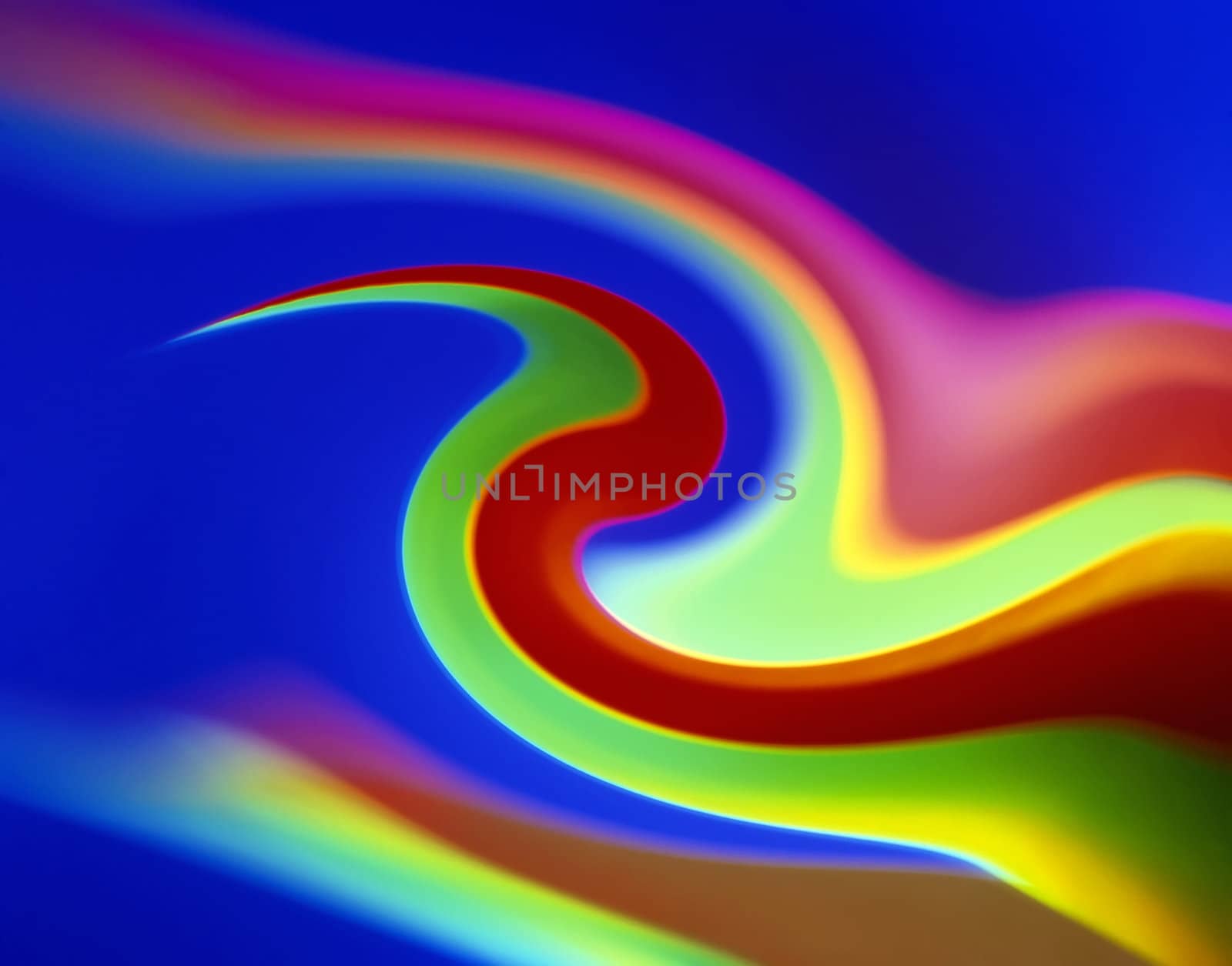 Colorful abstract background with curves and waves