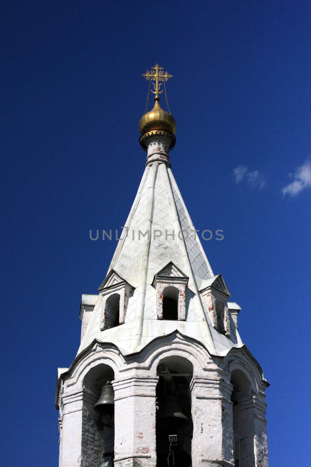 Church, rise, domes,  building, day,  city, gold,  cross, Orthodoxy