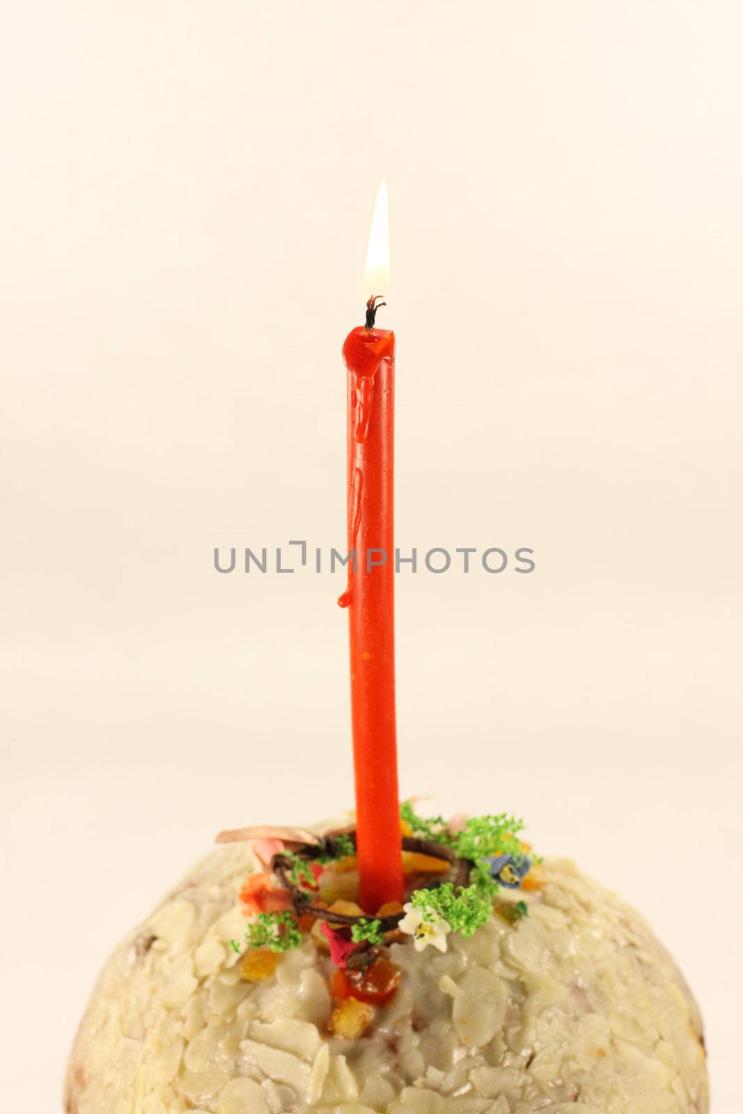 Easter, Easter cake, candle, fruitcake, batch, pie, fire, holiday, still-life, meal, food