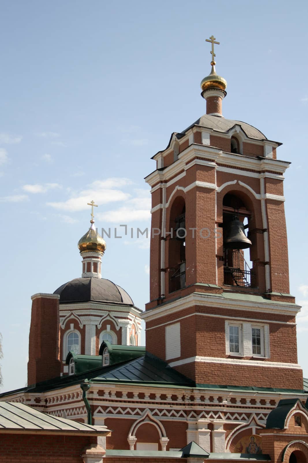 View of a bell-tower on an Easter Sunday.