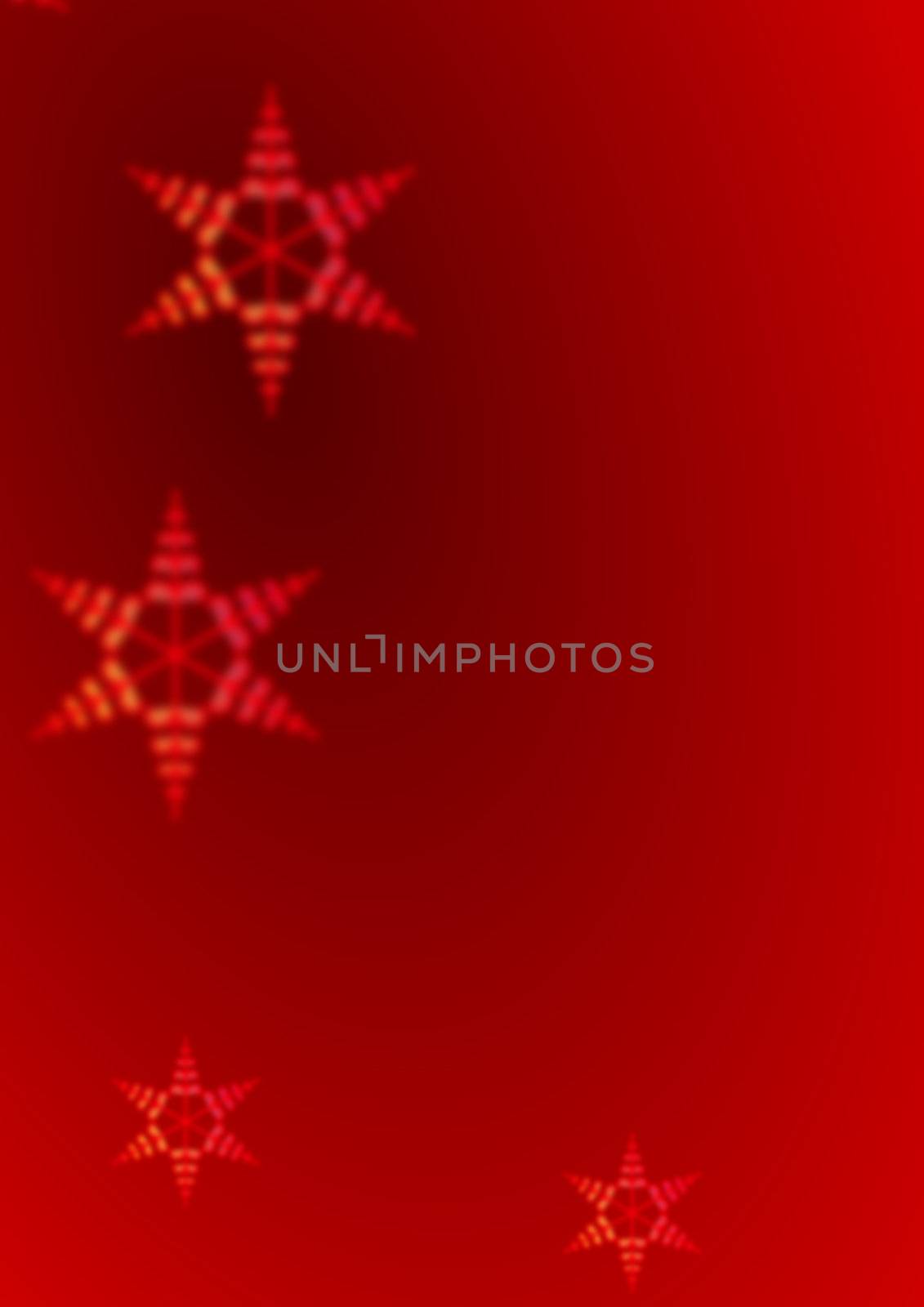 Simple festive background with soft focus snowflake shapes and copyspace