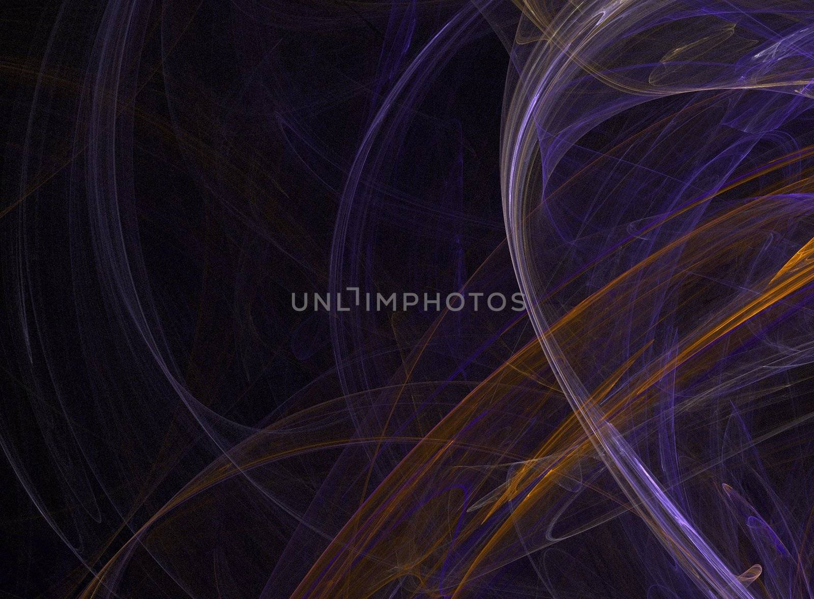 Abstract fractal background. Computer generated graphics. Waves 3D.