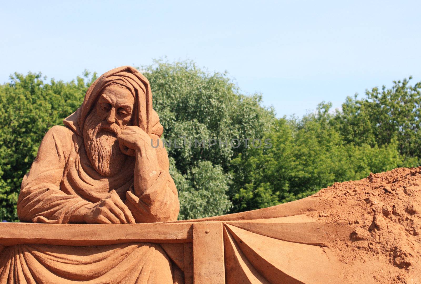 Sculpture from sand by fedlog