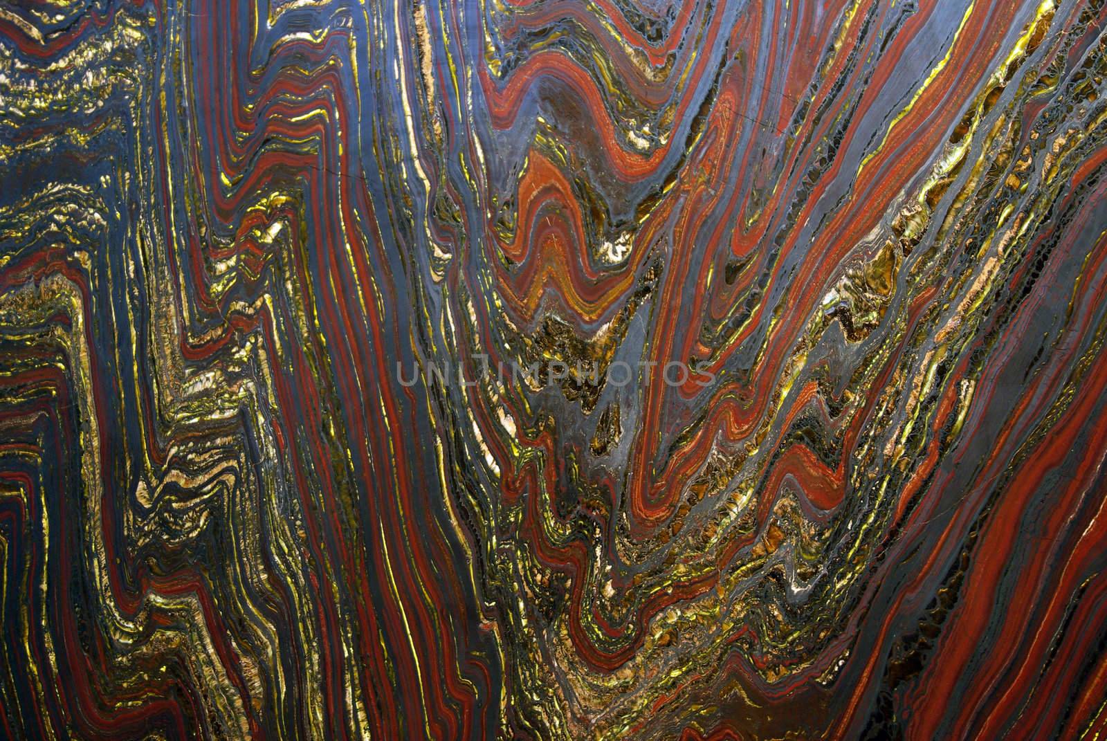 detail from tiger eye stone