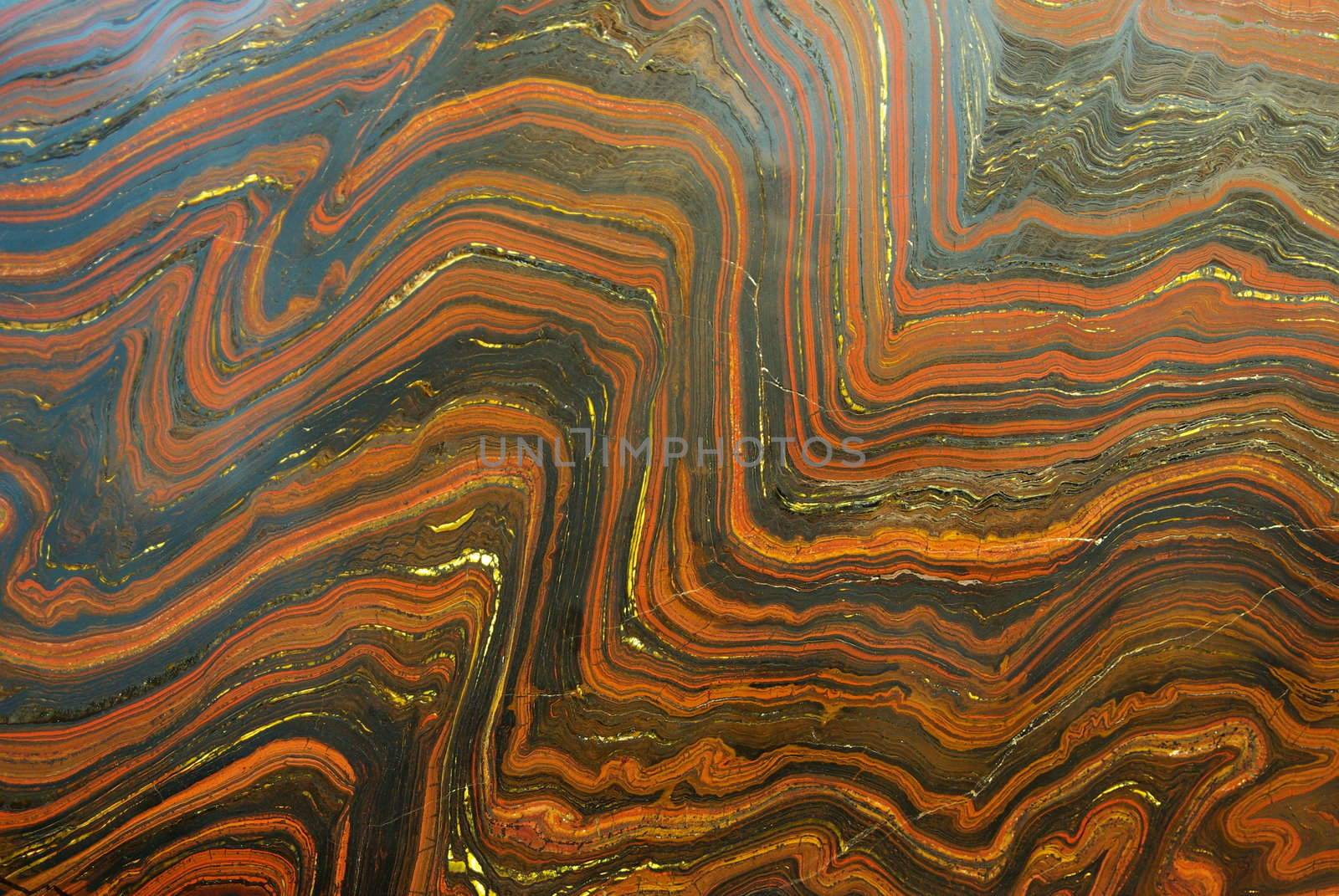 detail from tiger eye stone
