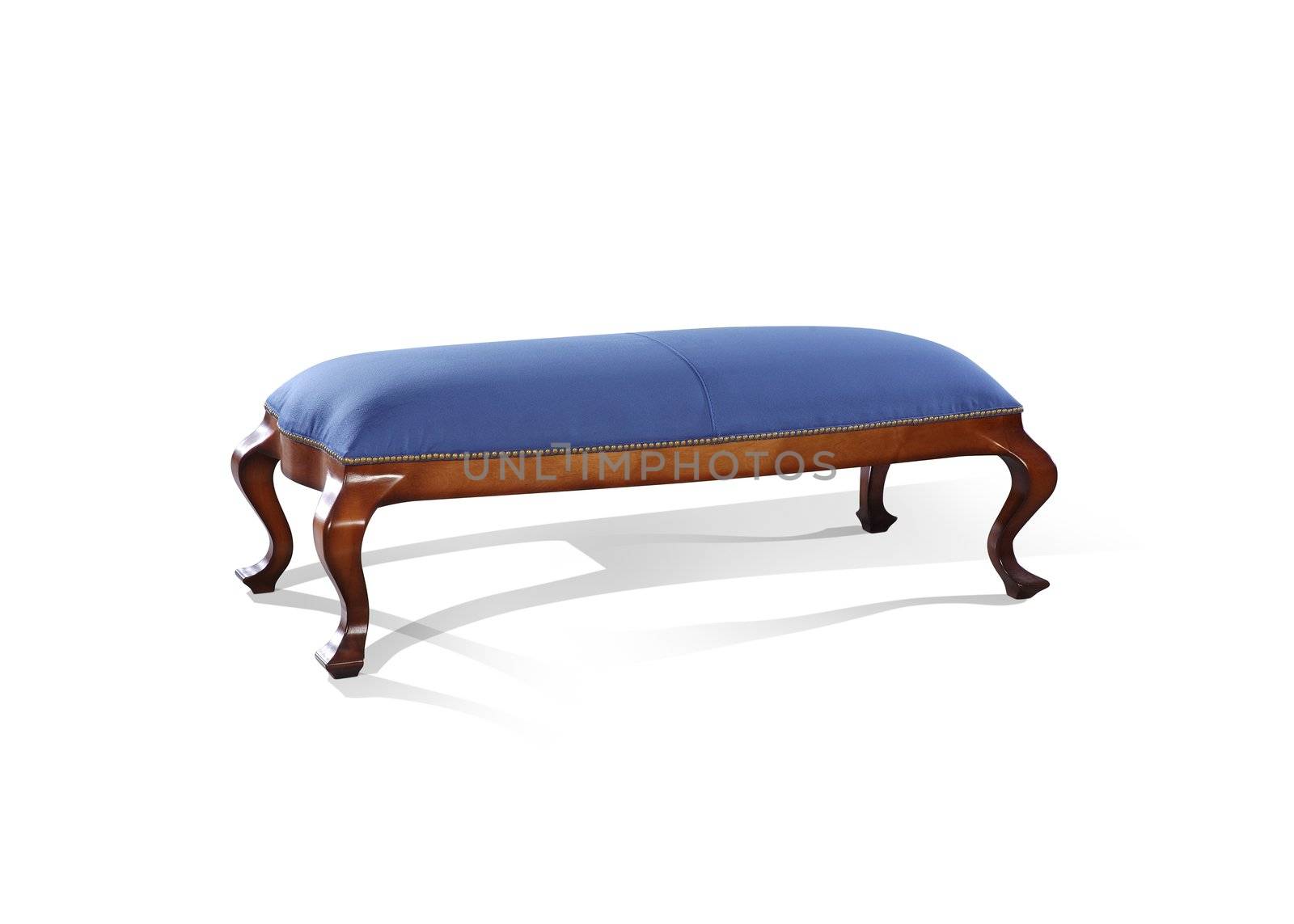 blue bench by dyoma
