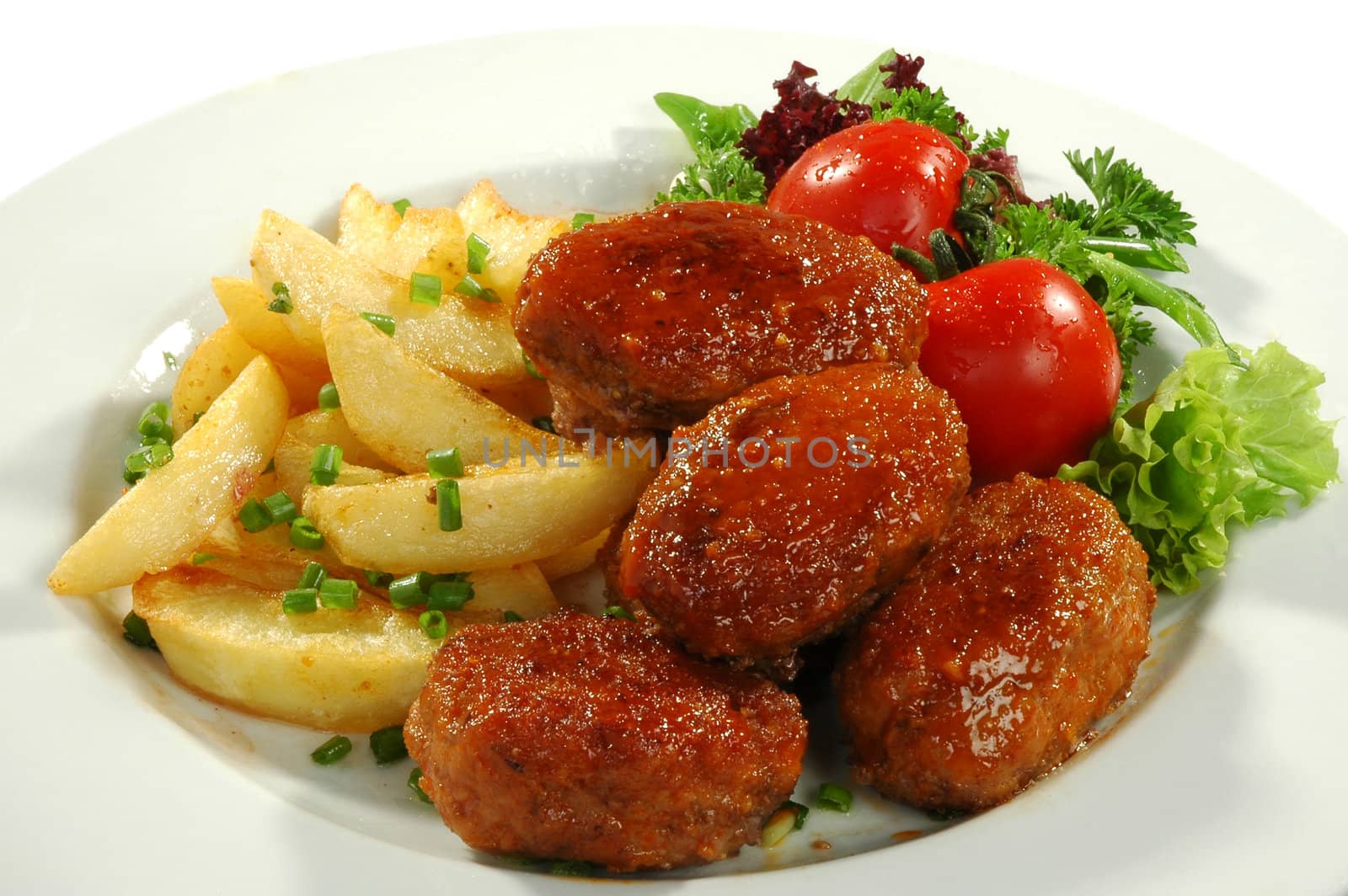 cutlets with fried popatos by dyoma