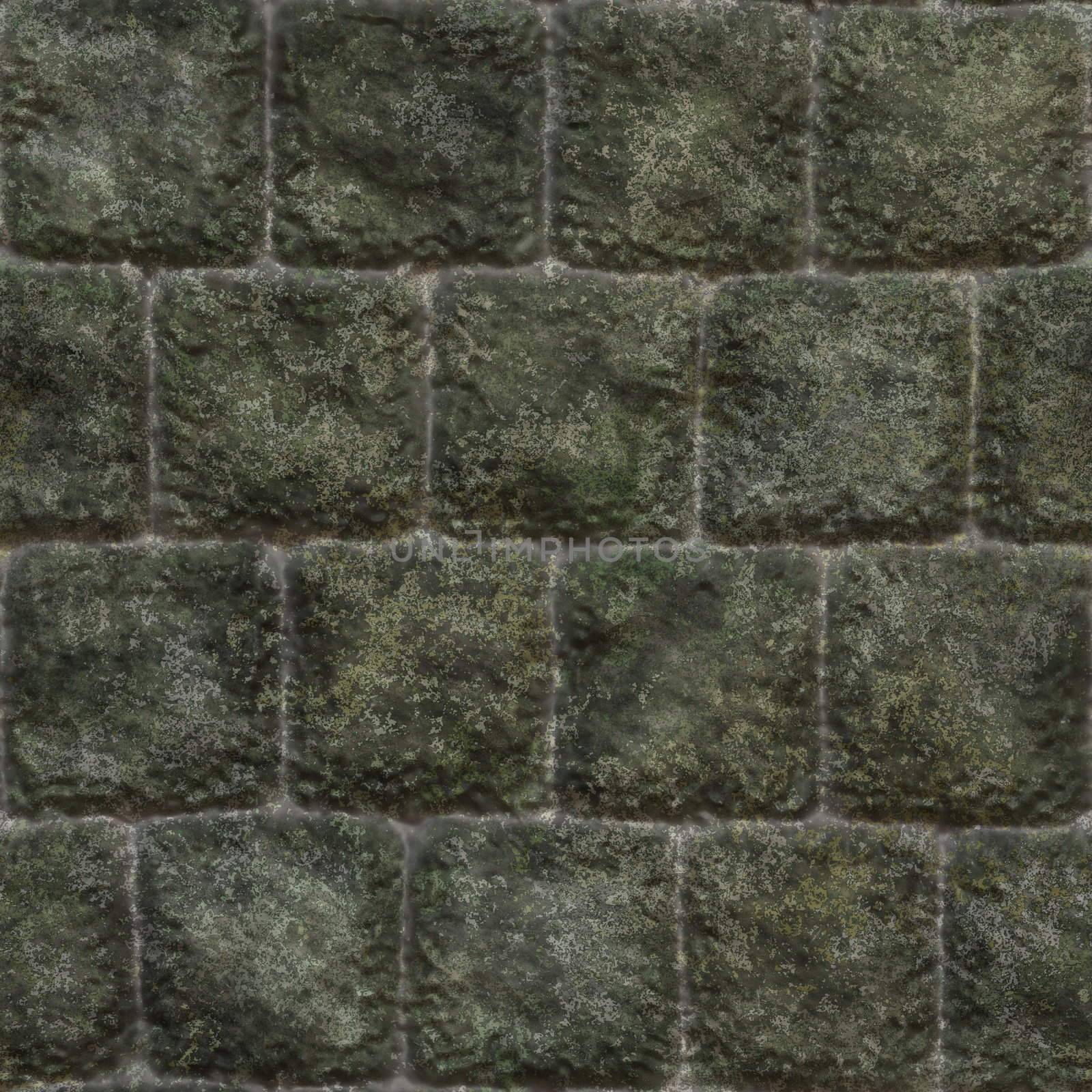 Seamless Stone Wall by kentoh