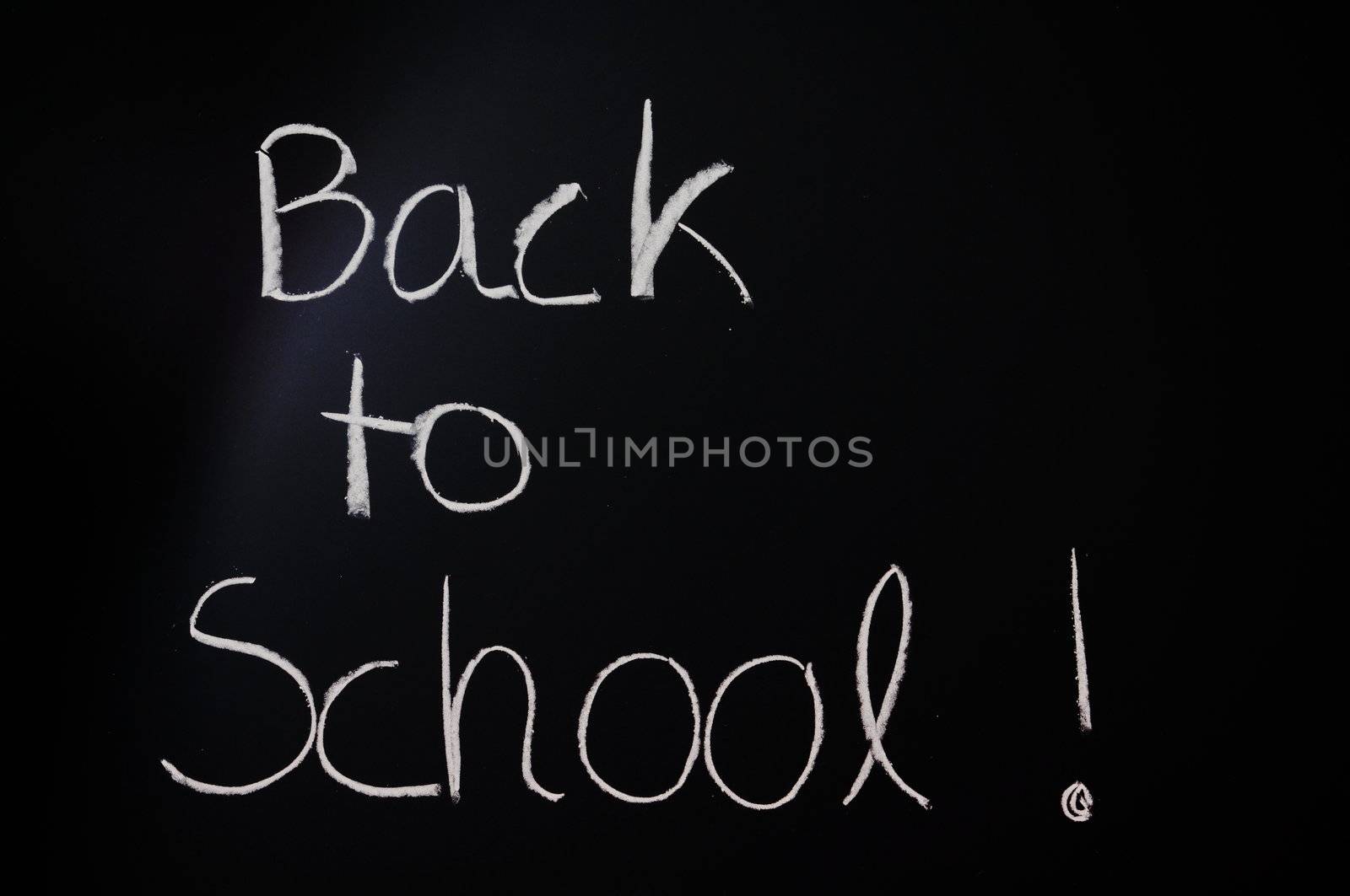 blackboard or chalkboard showing education or school concept