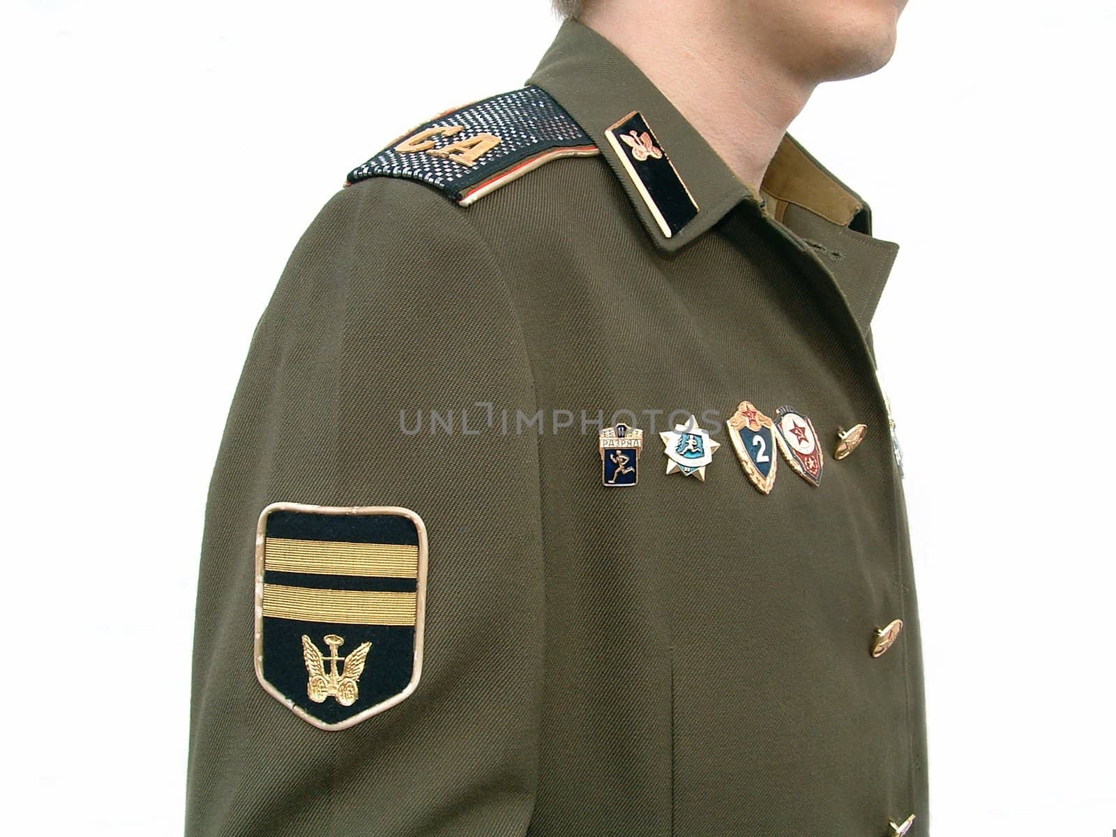 The military form of the demobilized soldier of the Soviet Union of times of 1980