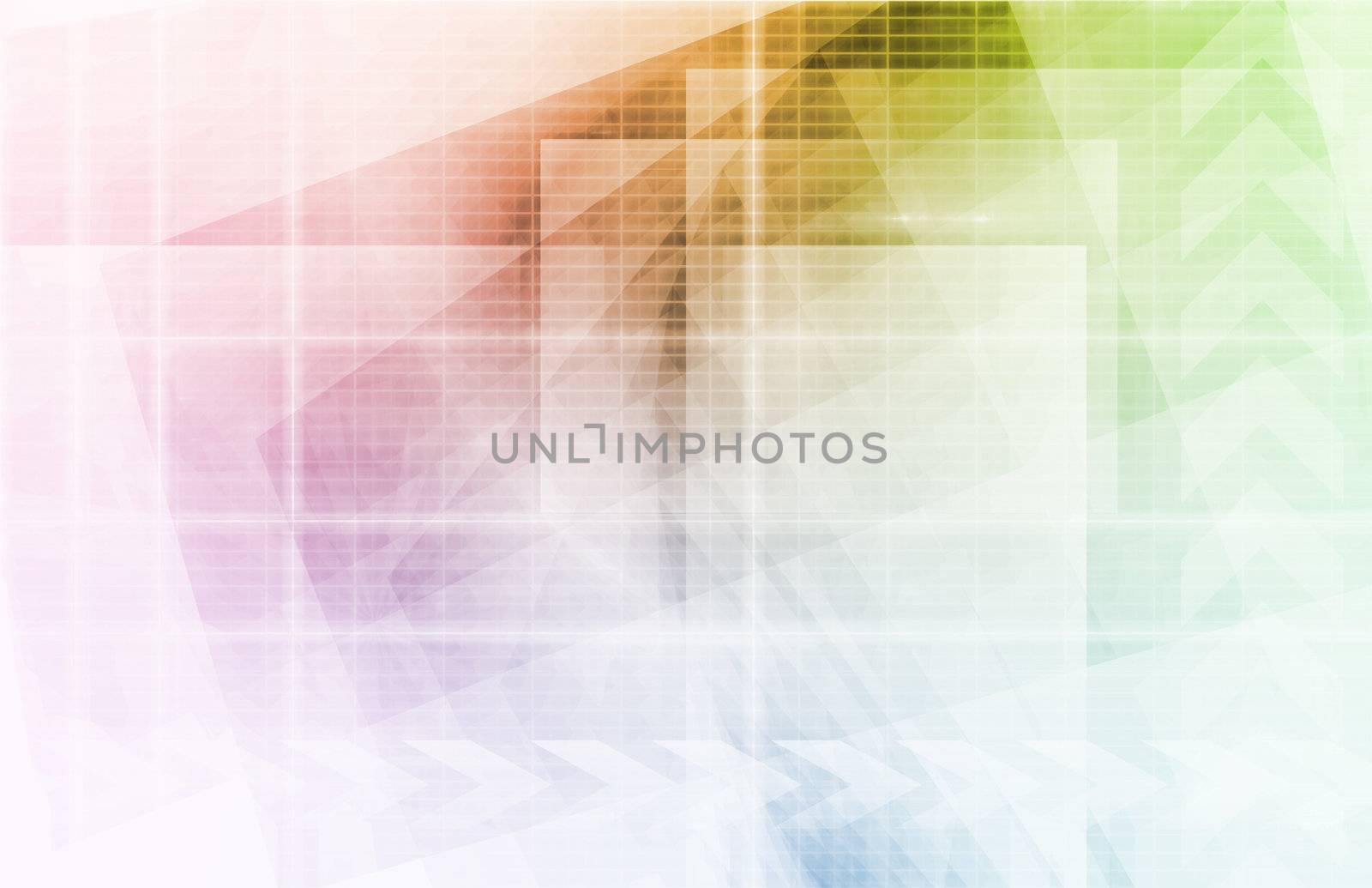 Futuristic Background as a Network Concept Art